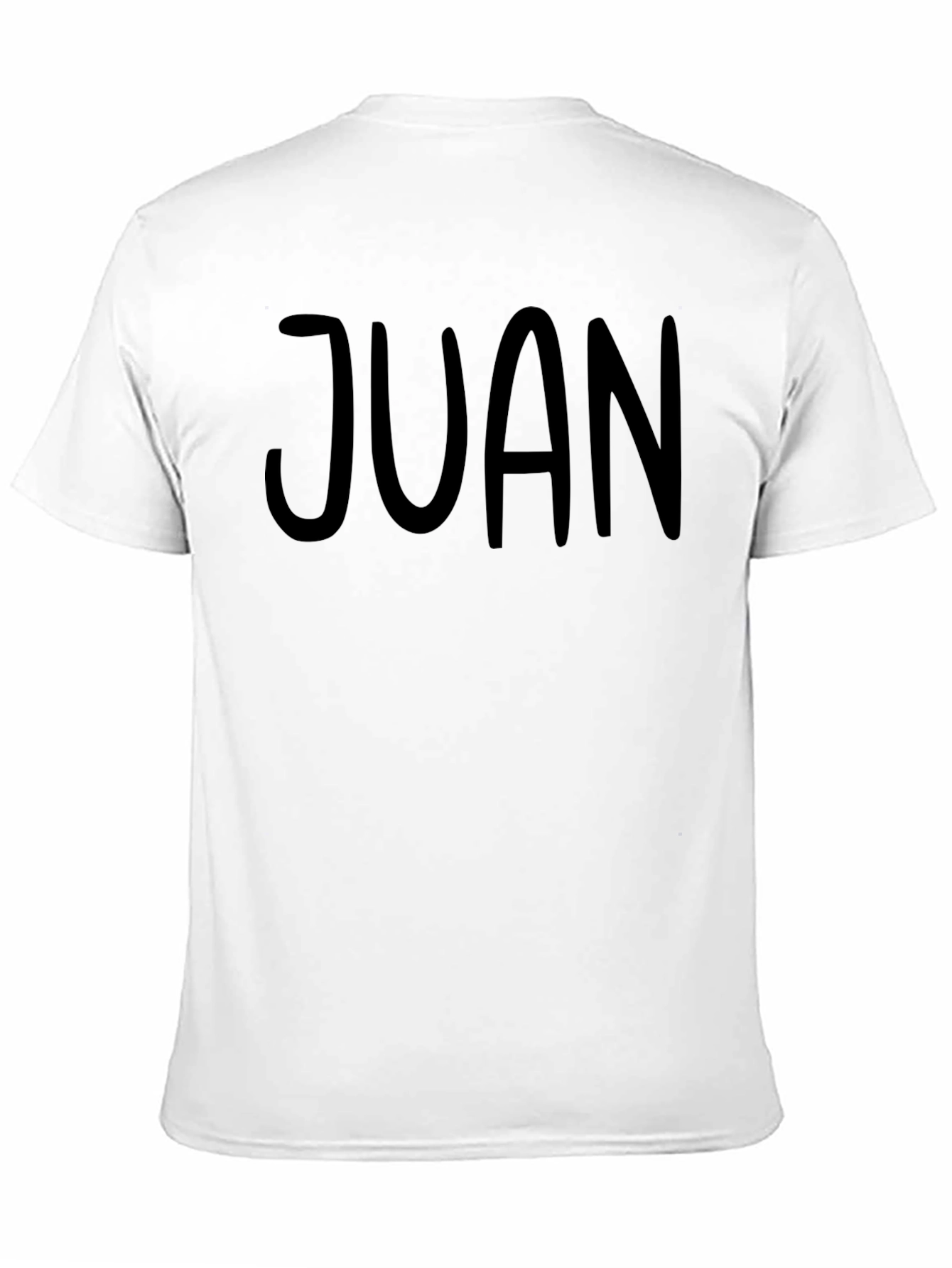 Custom Name Black T-Shirt - Personalized Text Tee