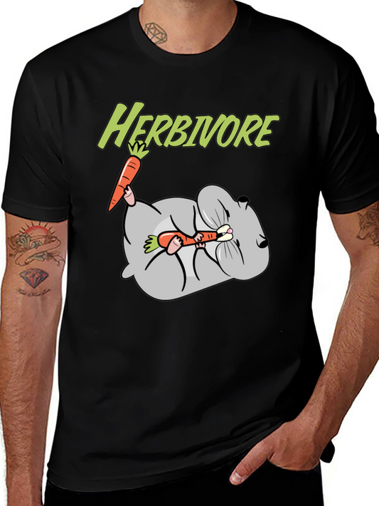Herbivore Rabbit Carrot Graphic T-Shirt