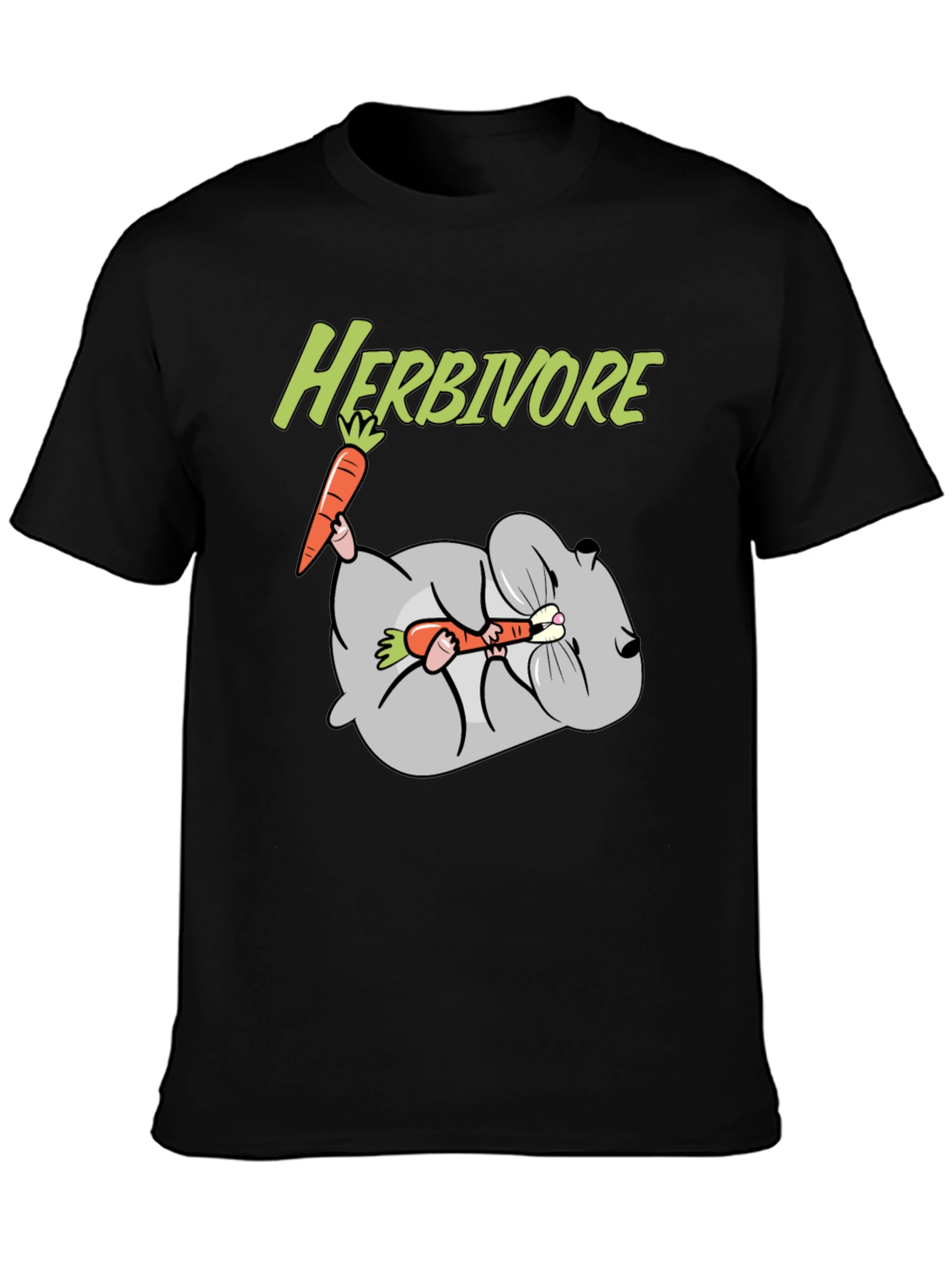 Herbivore Rabbit Carrot Graphic T-Shirt