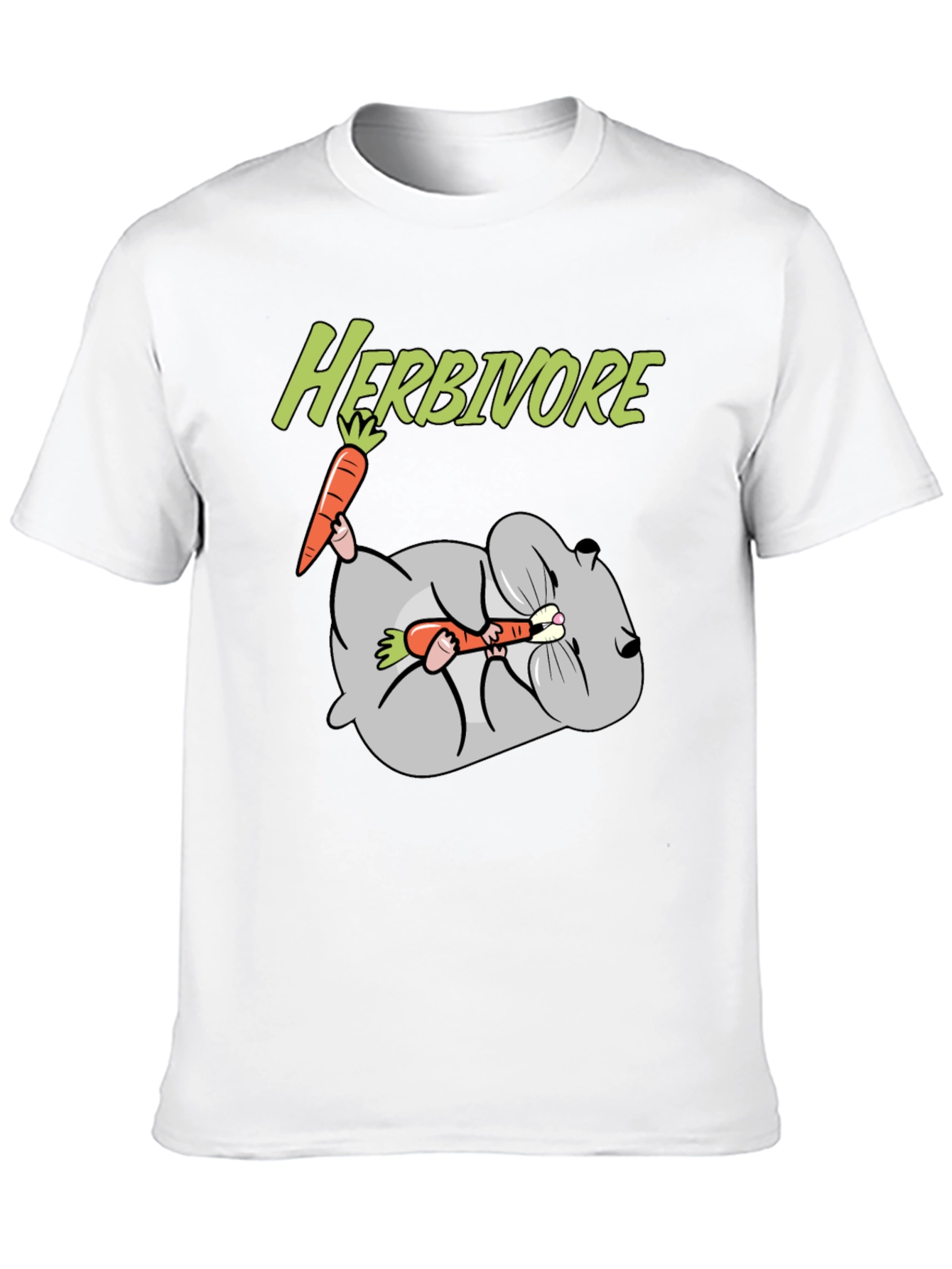 Herbivore Rabbit Carrot Graphic T-Shirt