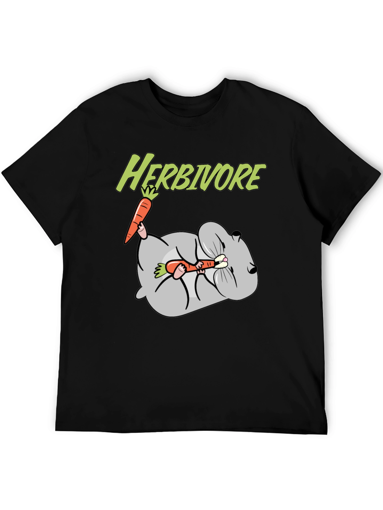 Herbivore Rabbit Carrot Graphic T-Shirt