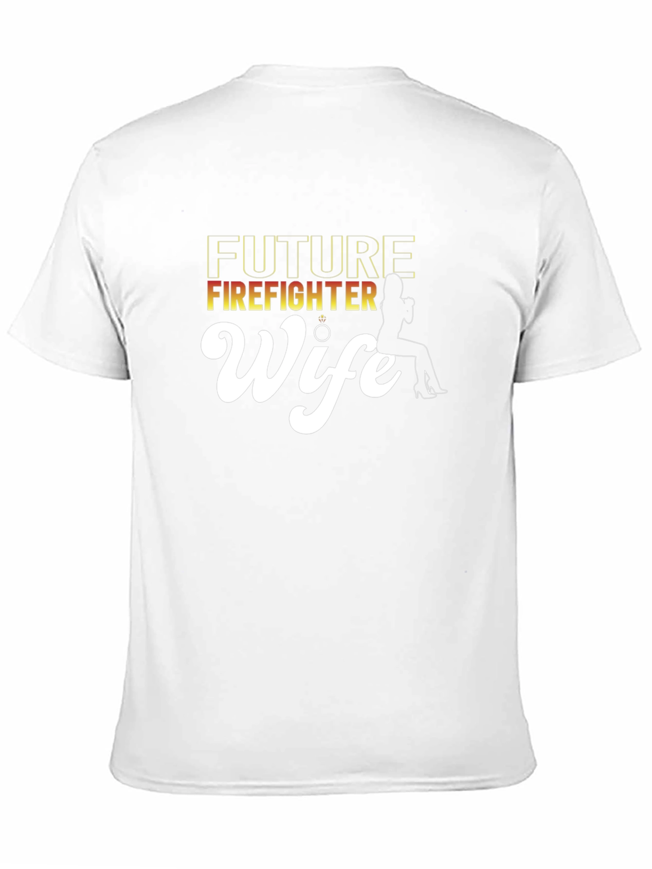 Future Firefighter Wife Black Graphic Tee