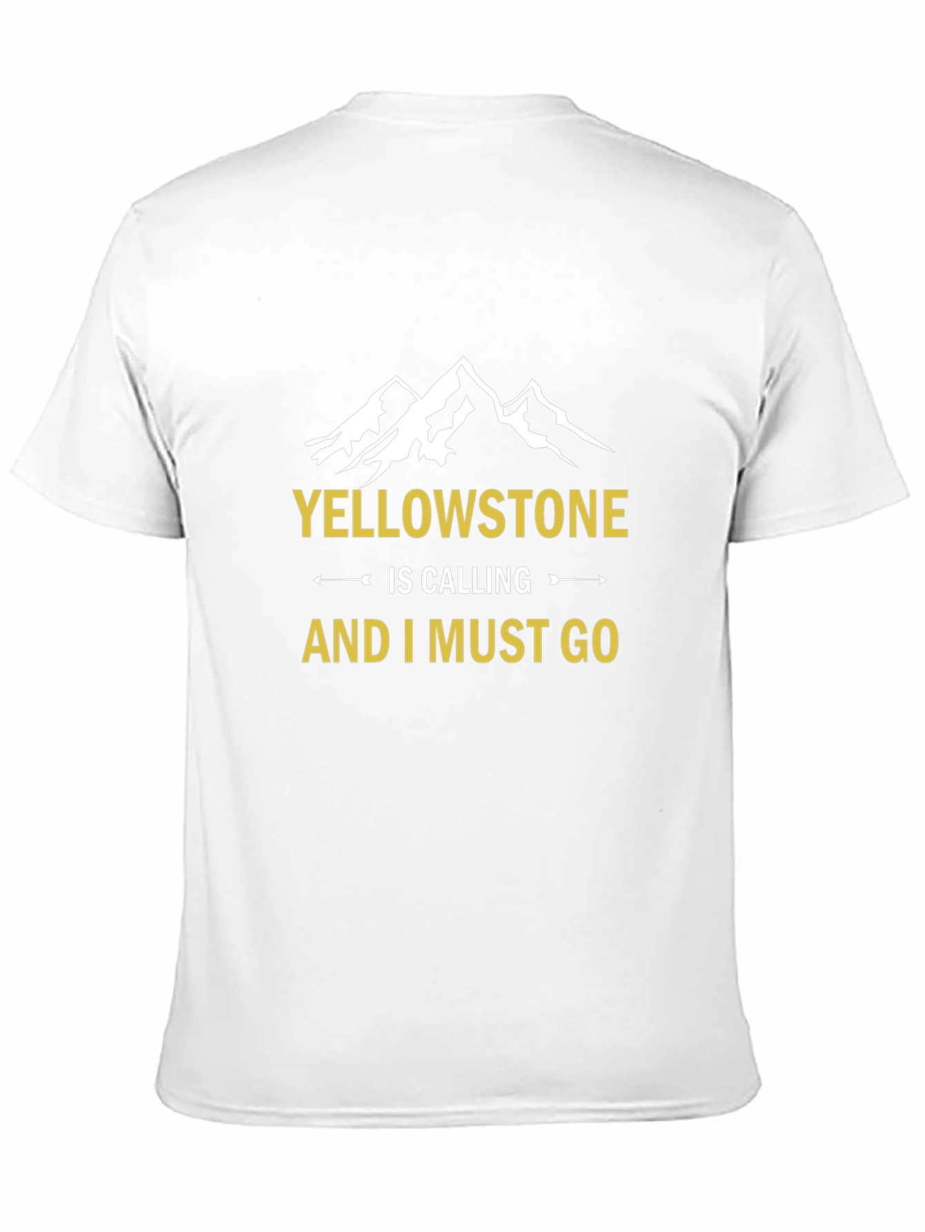 Yellowstone Calling Black Graphic Tee