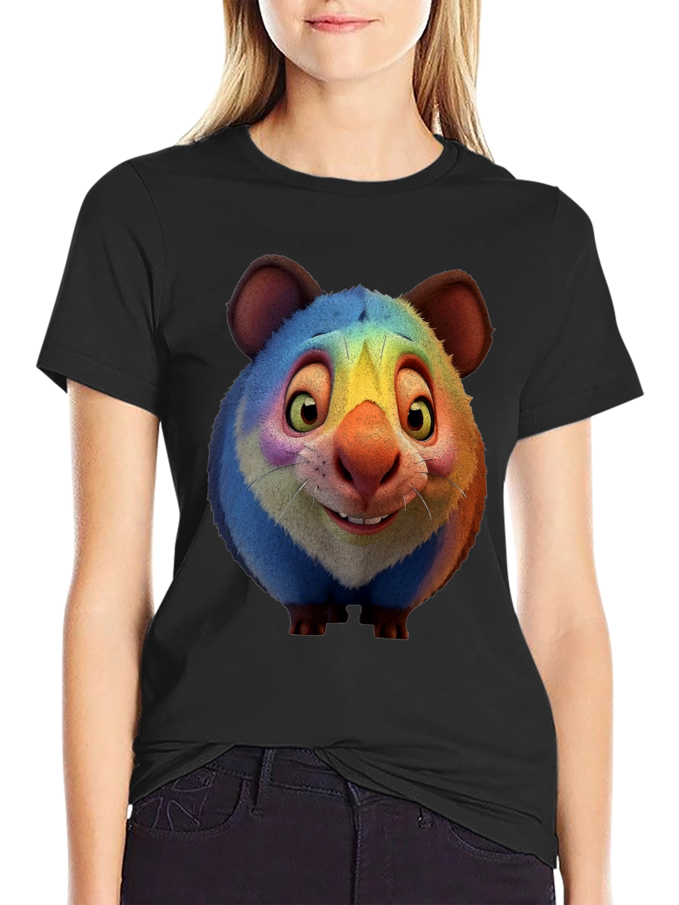 Rainbow Gundi Graphic Tee