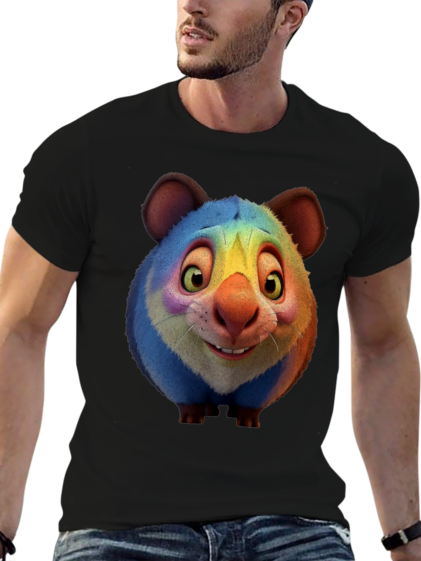 Rainbow Gundi Graphic Tee