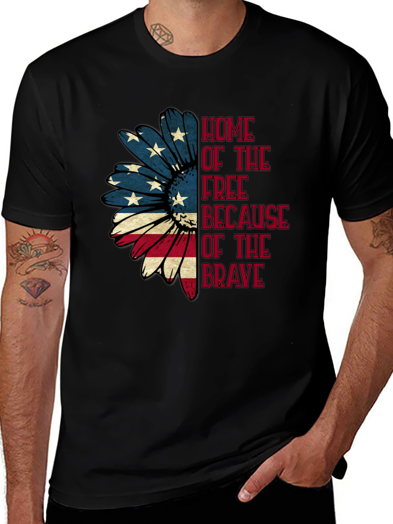 Home of the Free Graphic T-Shirt