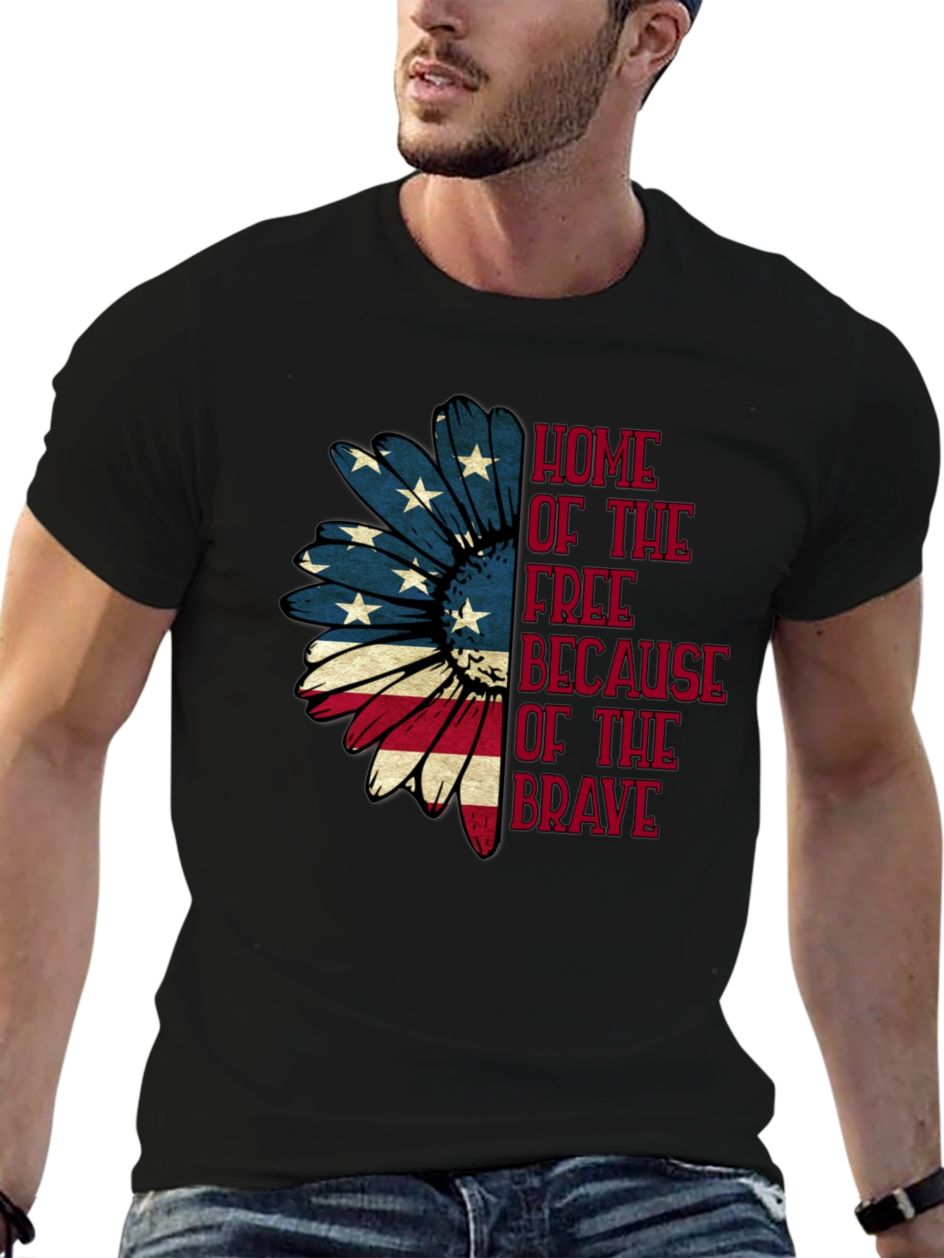 Home of the Free Graphic T-Shirt