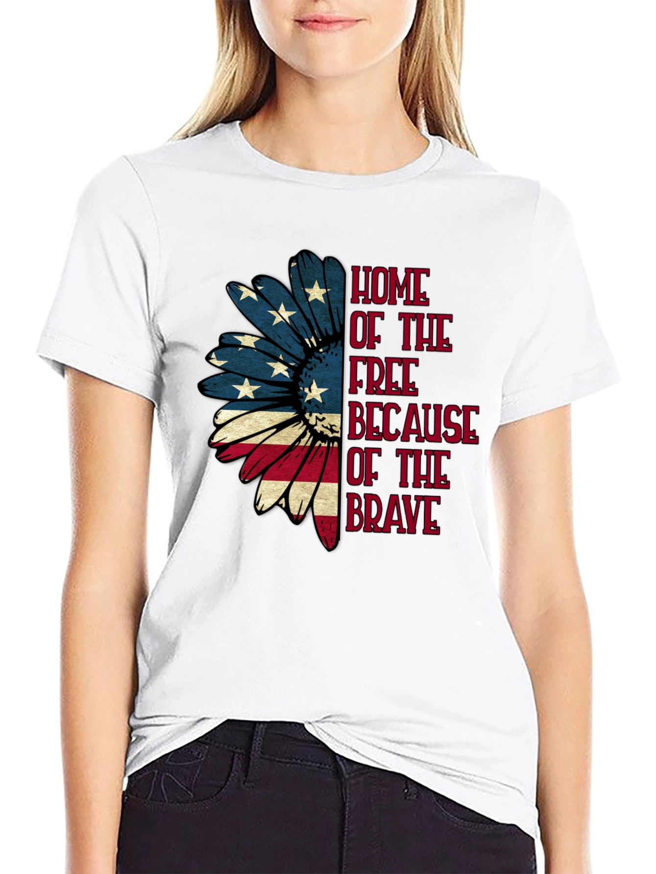 Home of the Free Graphic T-Shirt