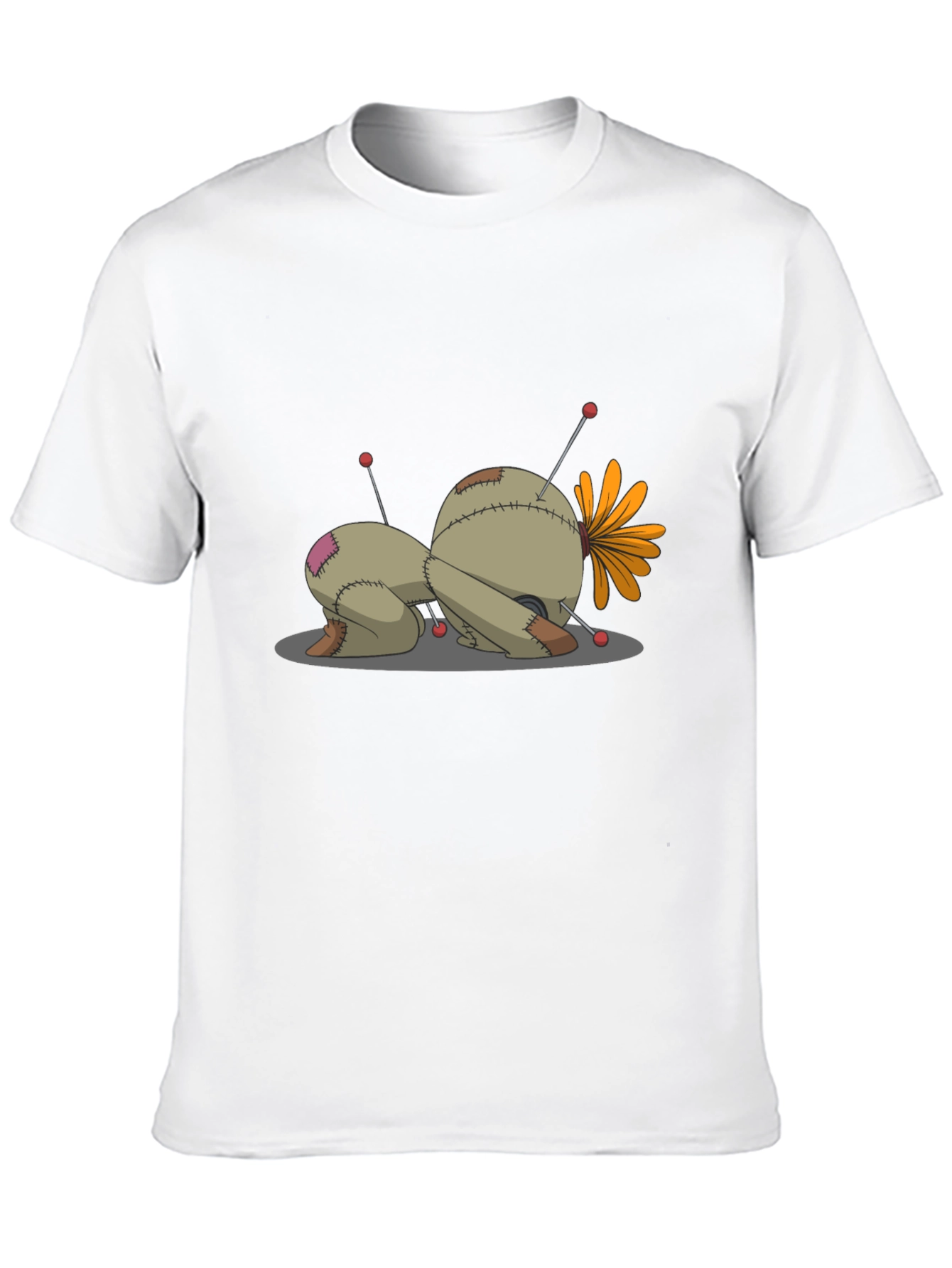 Voodoo Doll Graphic Tee - Unisex Black T-Shirt