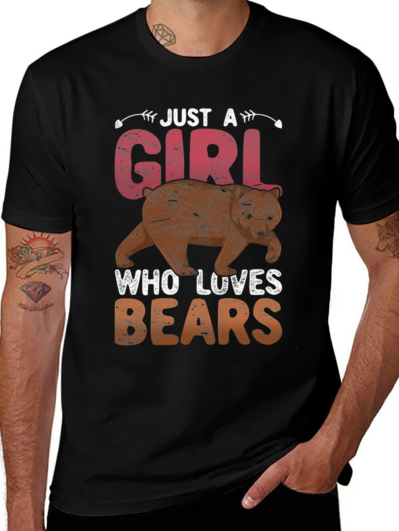 Just A Girl Who Loves Bears T-Shirt