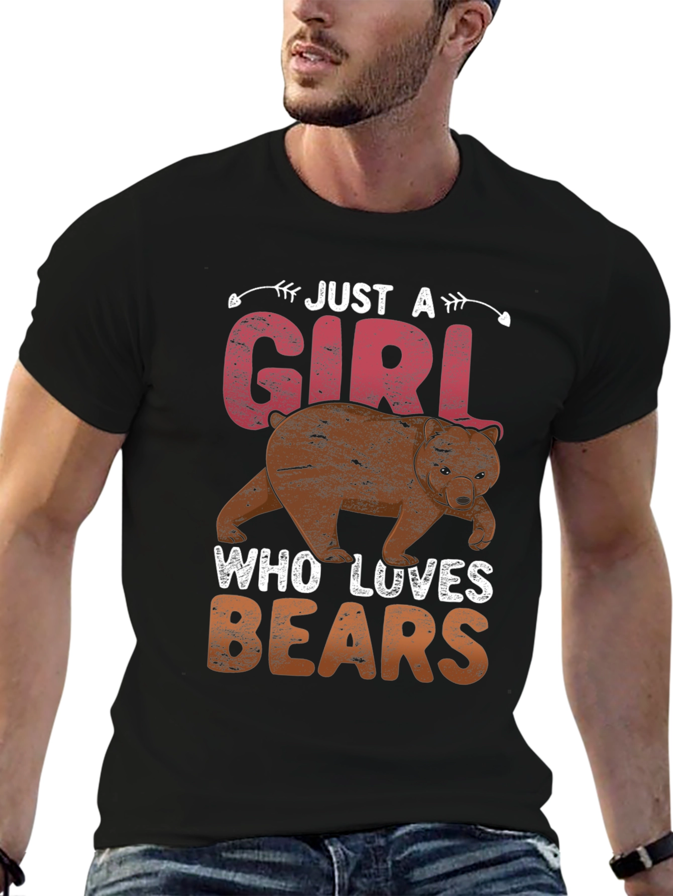 Just A Girl Who Loves Bears T-Shirt