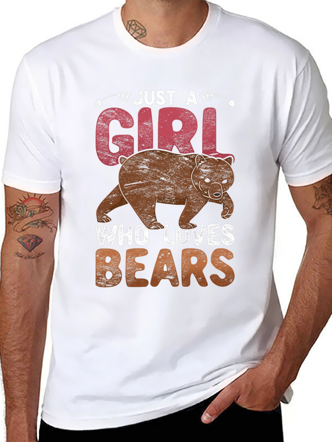 Just A Girl Who Loves Bears T-Shirt