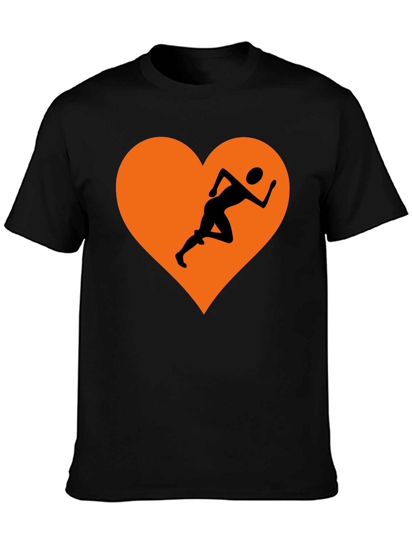 Runner Heart Graphic Tee - Sporty Style