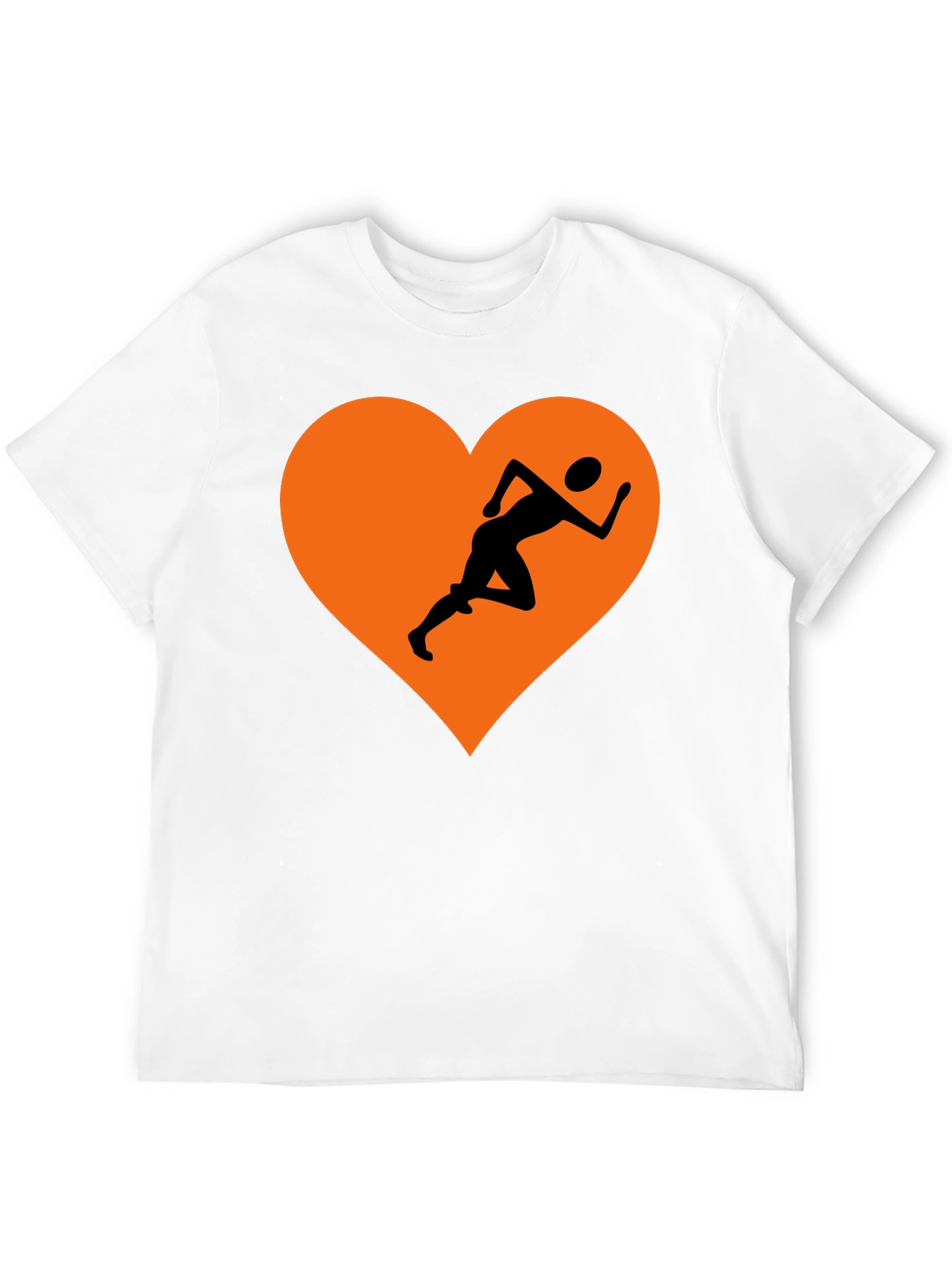 Runner Heart Graphic Tee - Sporty Style
