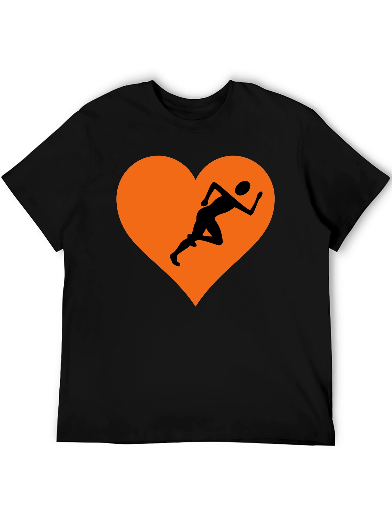 Runner Heart Graphic Tee - Sporty Style