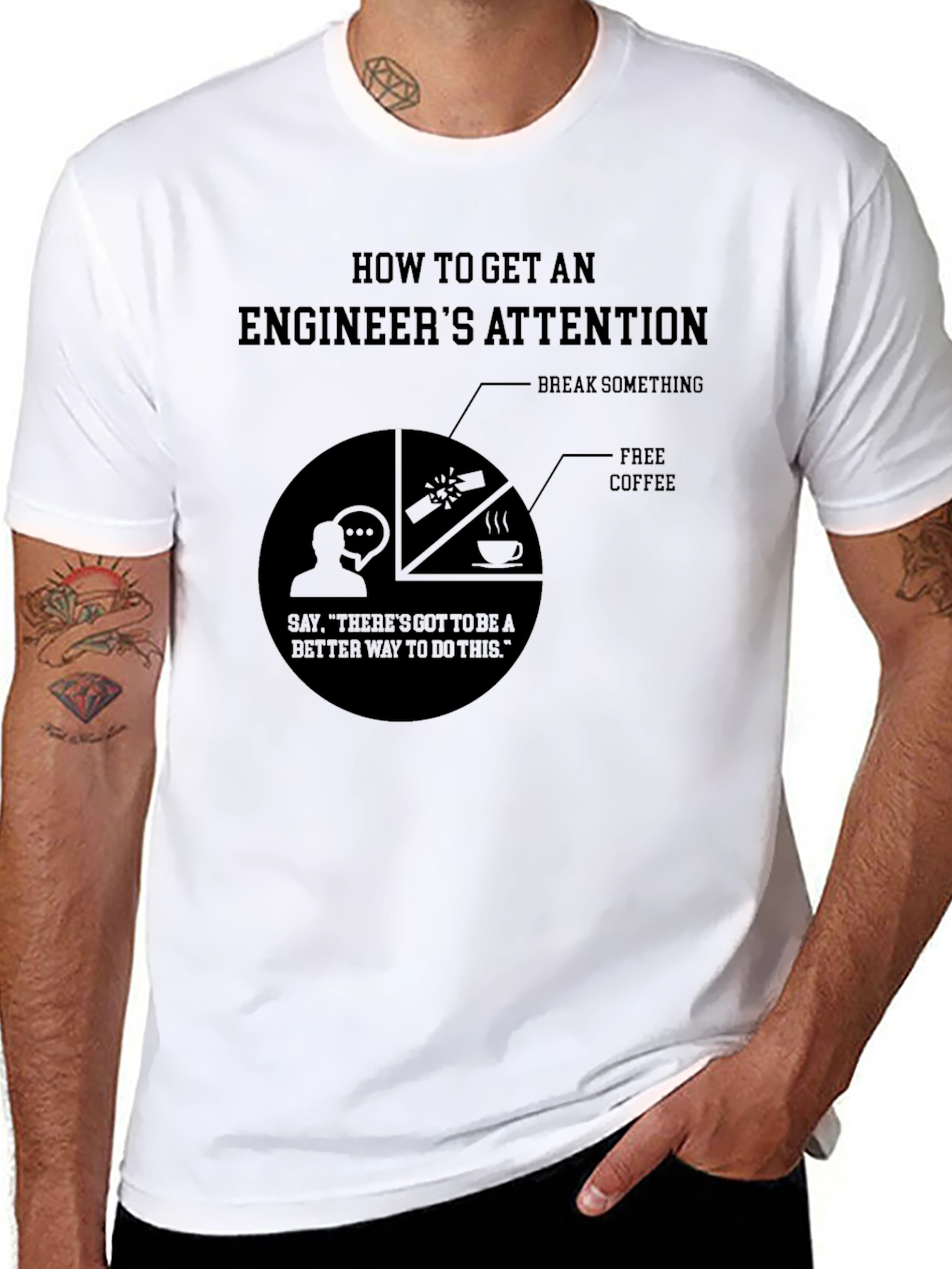 Engineer Attention T-Shirt - Funny Engineering Gift