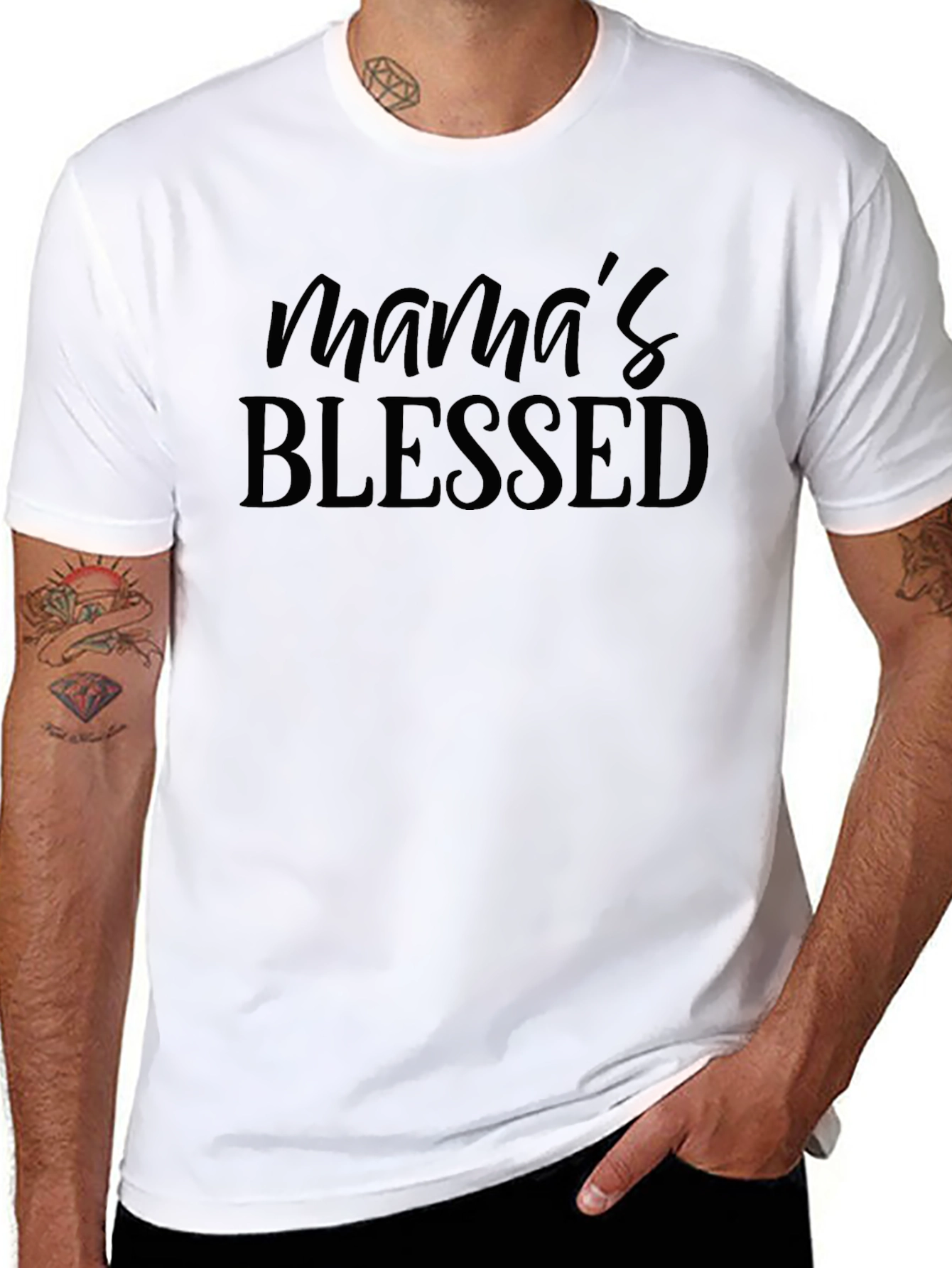 Mamas Blessed Graphic T-Shirt