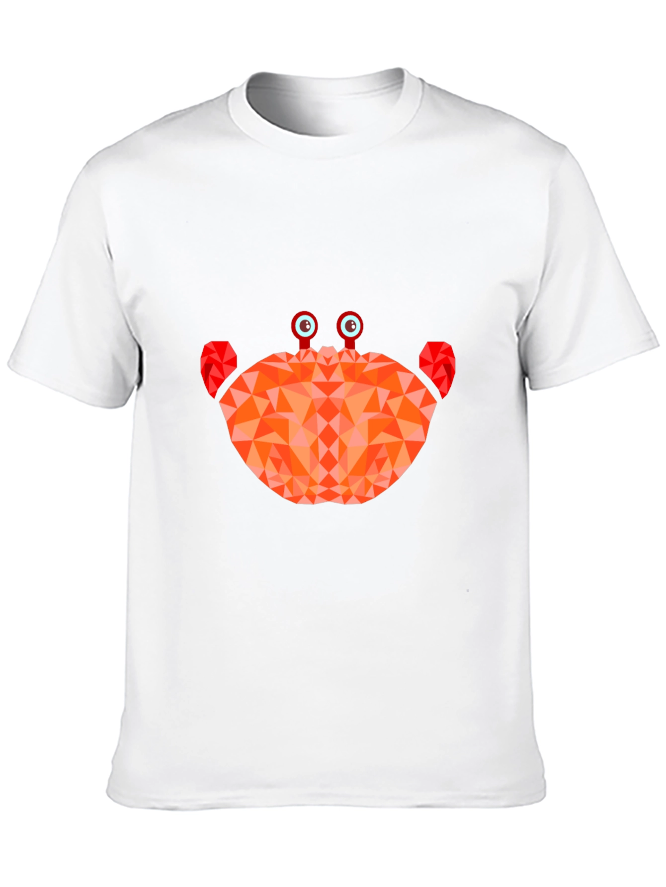 Geometric Crab Graphic Tee - Black