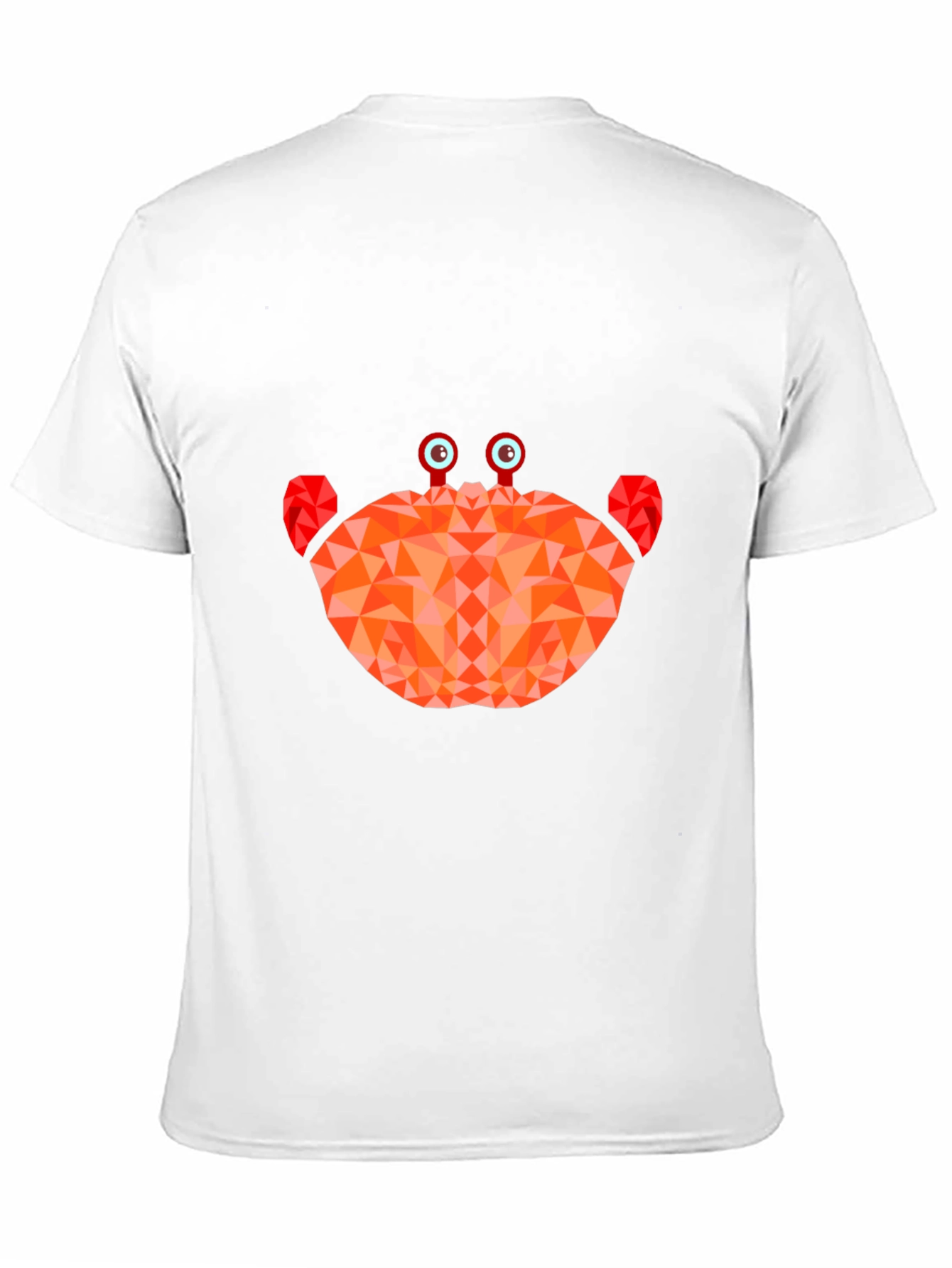 Geometric Crab Graphic Tee - Black
