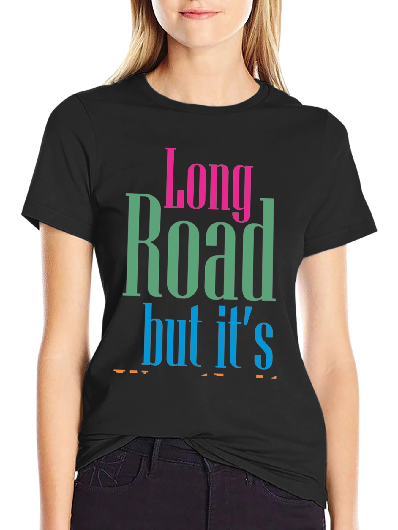 Long Road T-Shirt - Soft Cotton Graphic Tee