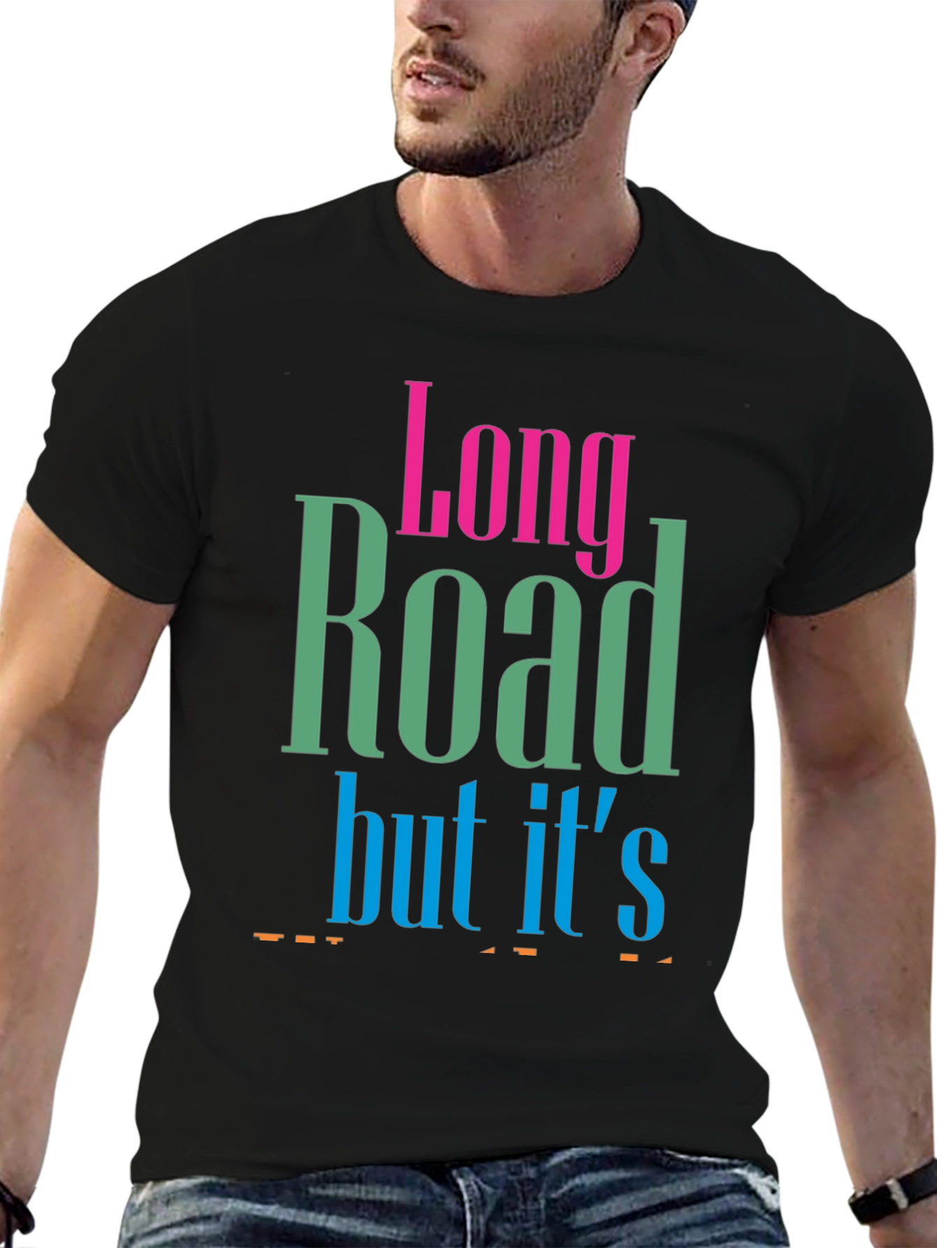 Long Road T-Shirt - Soft Cotton Graphic Tee