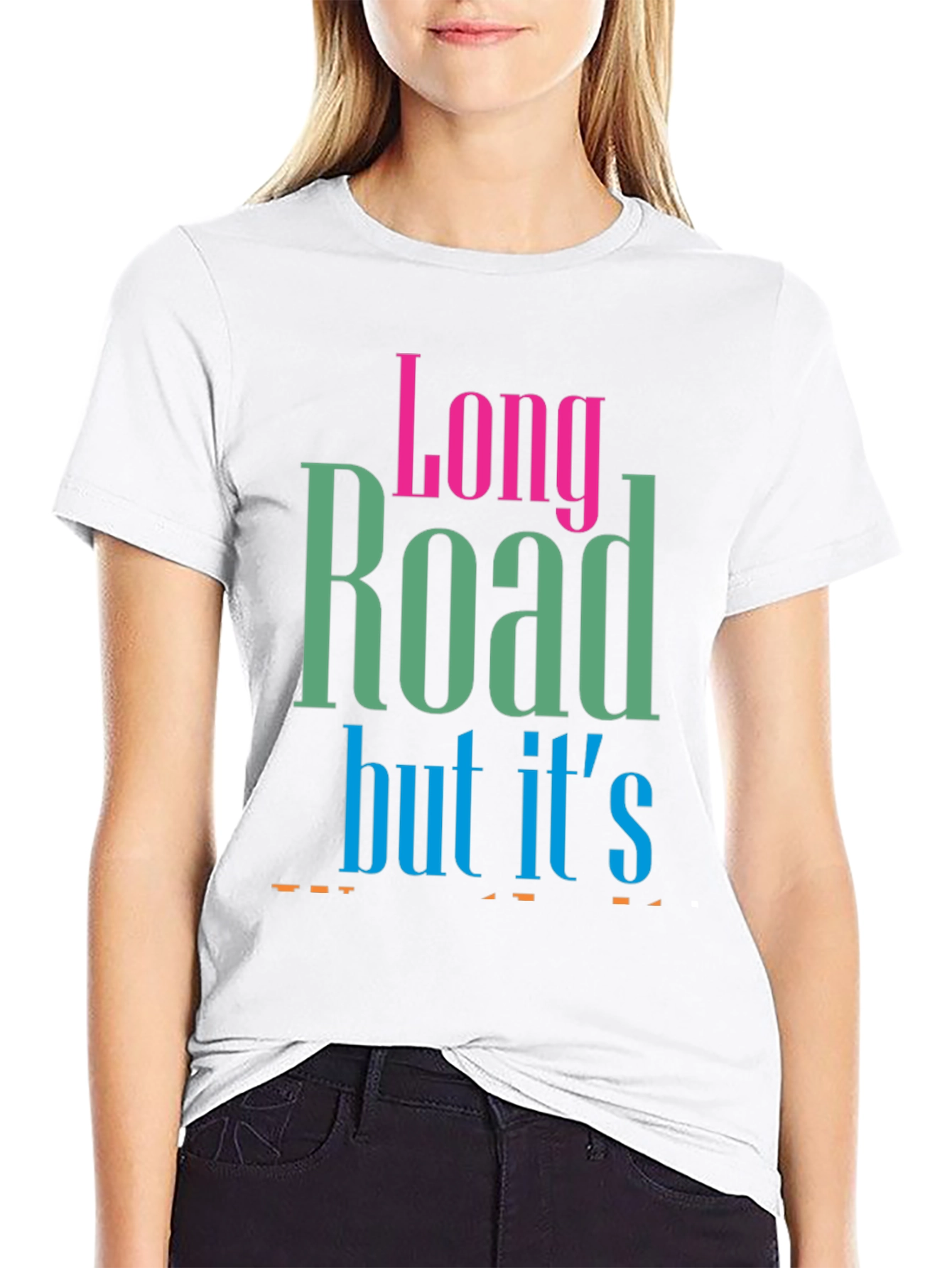 Long Road T-Shirt - Soft Cotton Graphic Tee
