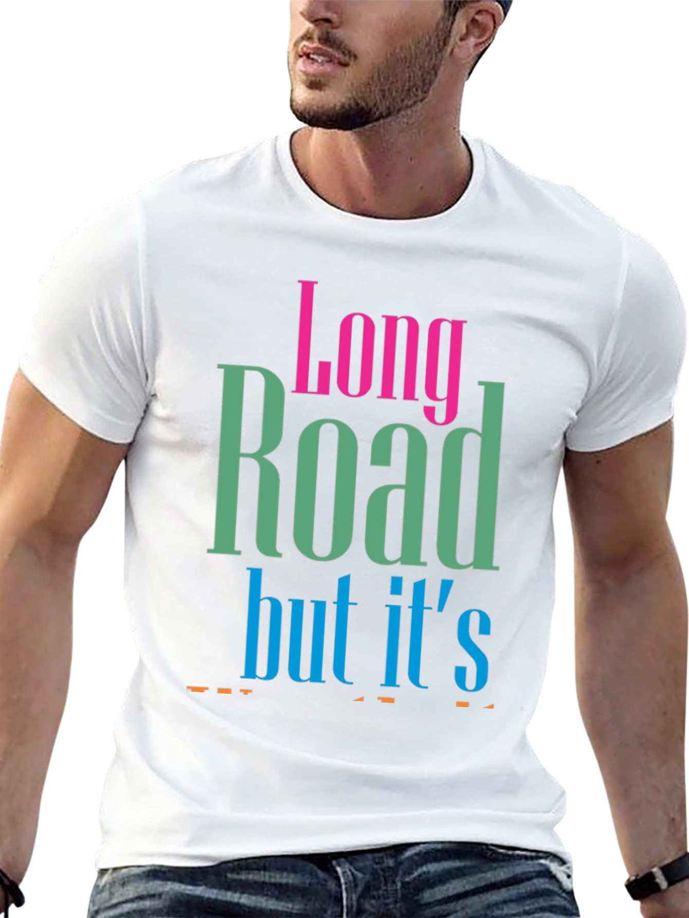 Long Road T-Shirt - Soft Cotton Graphic Tee