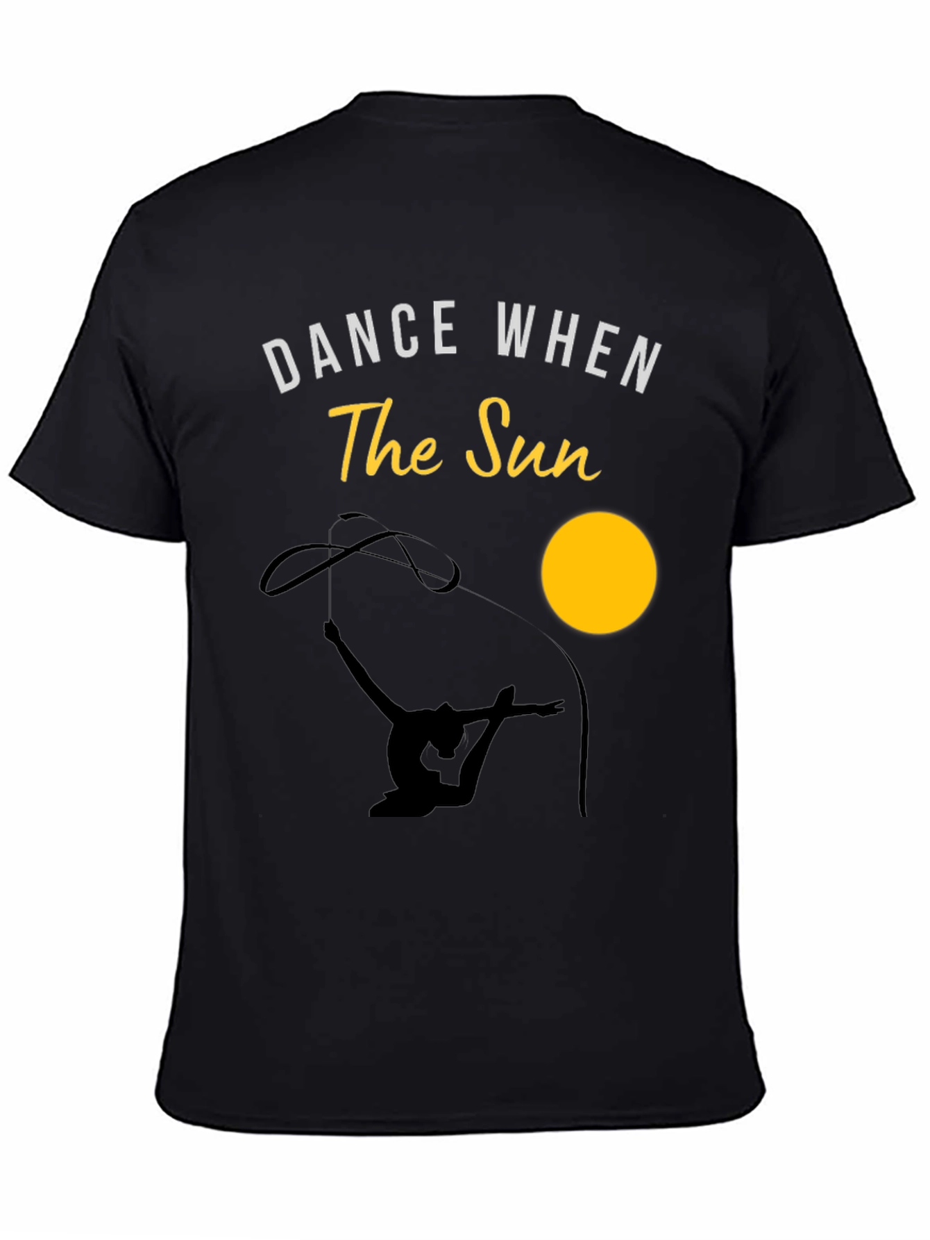 Dance When The Sun Shines Black T-Shirt