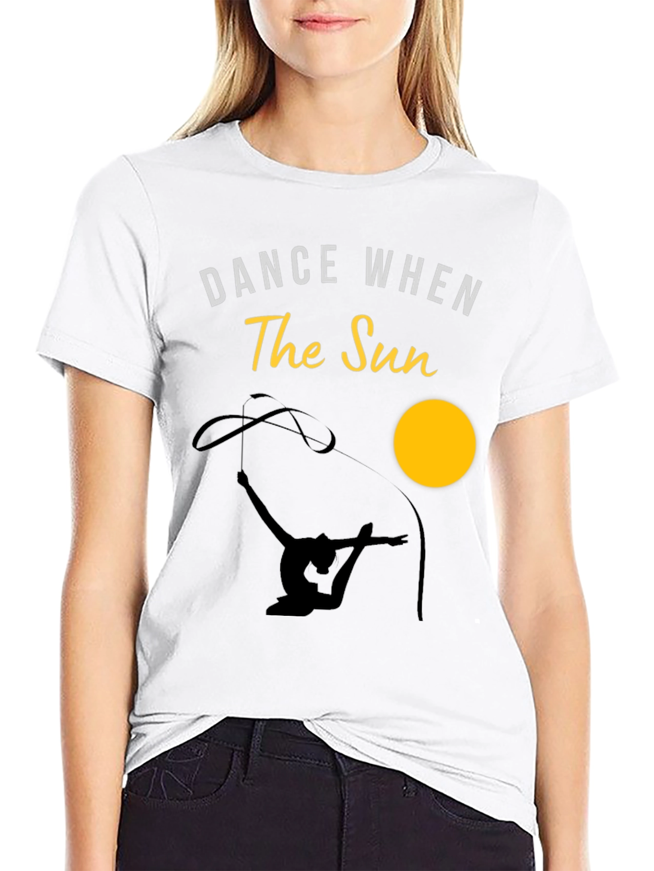 Dance When The Sun Shines Black T-Shirt