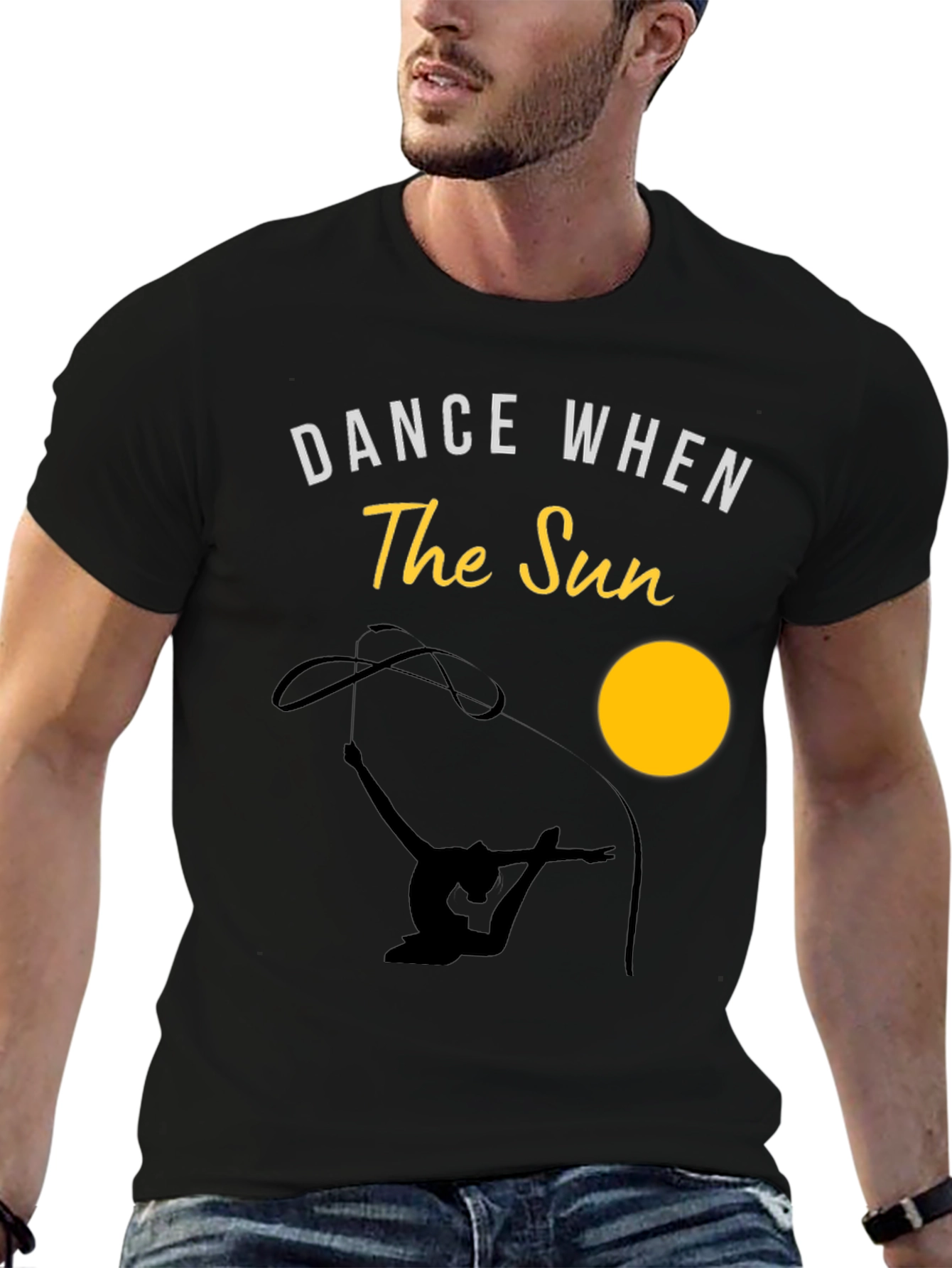 Dance When The Sun Shines Black T-Shirt