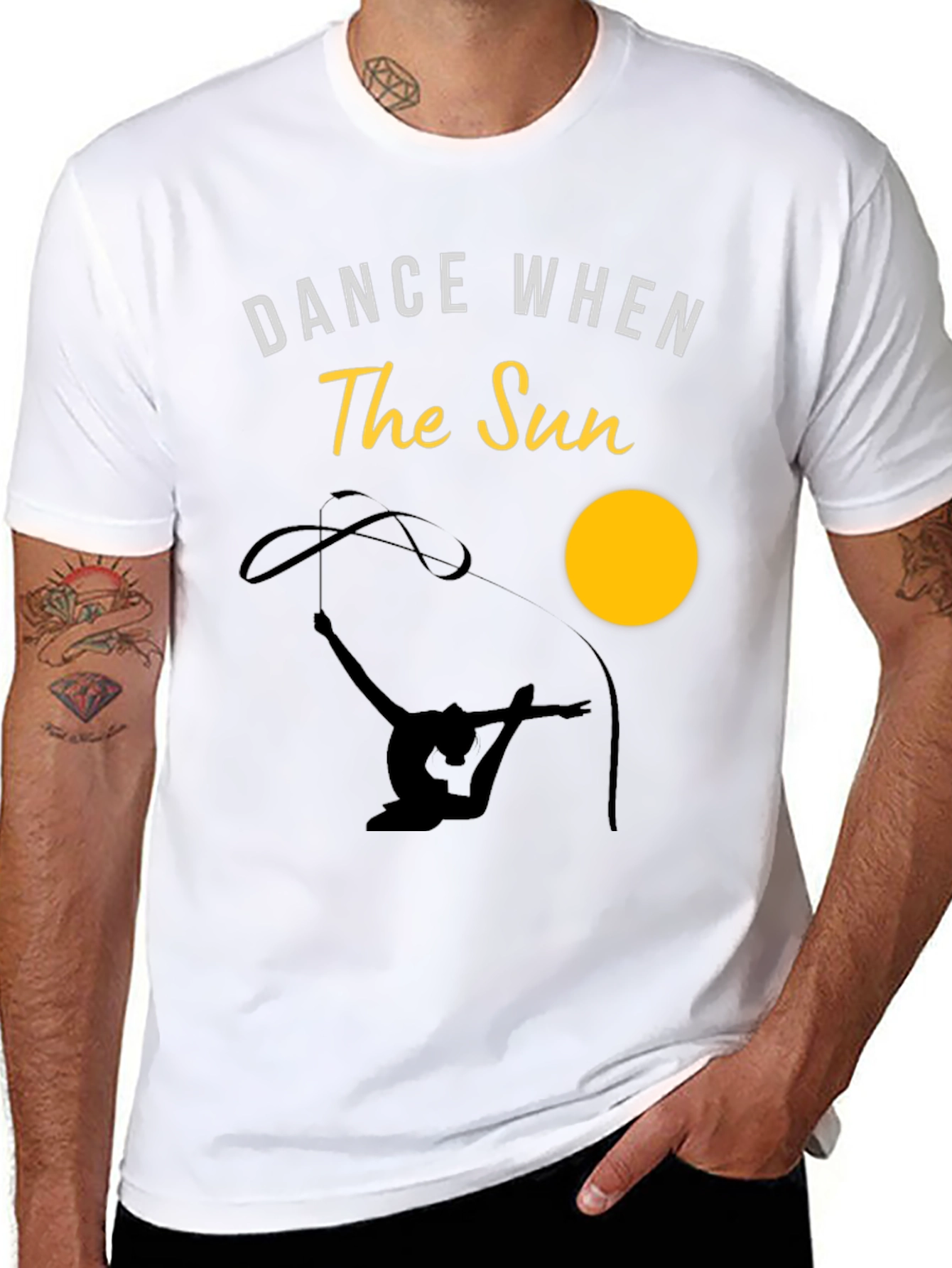 Dance When The Sun Shines Black T-Shirt