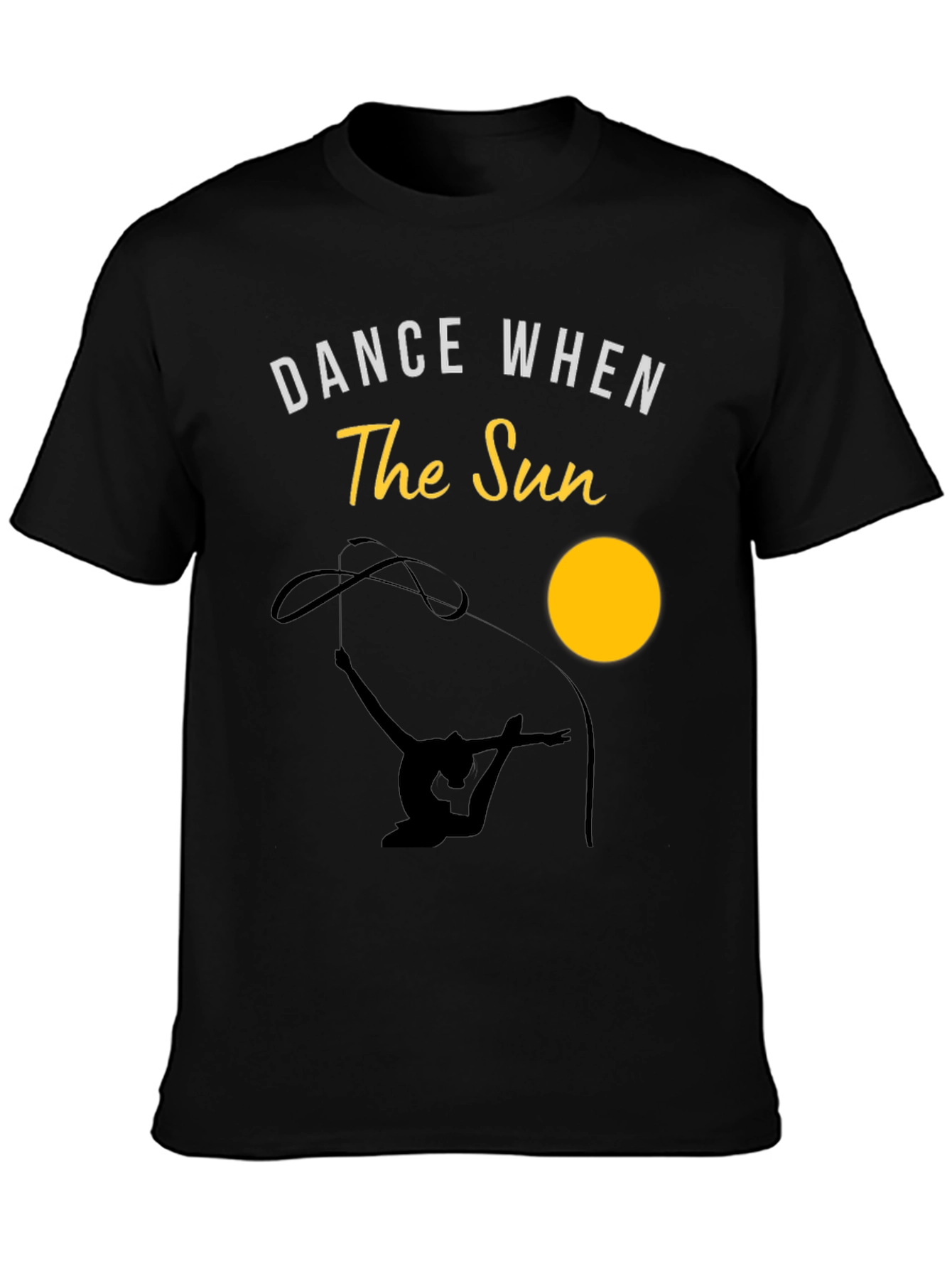 Dance When The Sun Shines Black T-Shirt