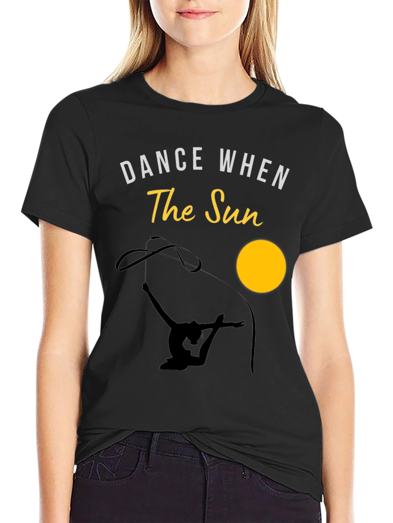 Dance When The Sun Shines Black T-Shirt