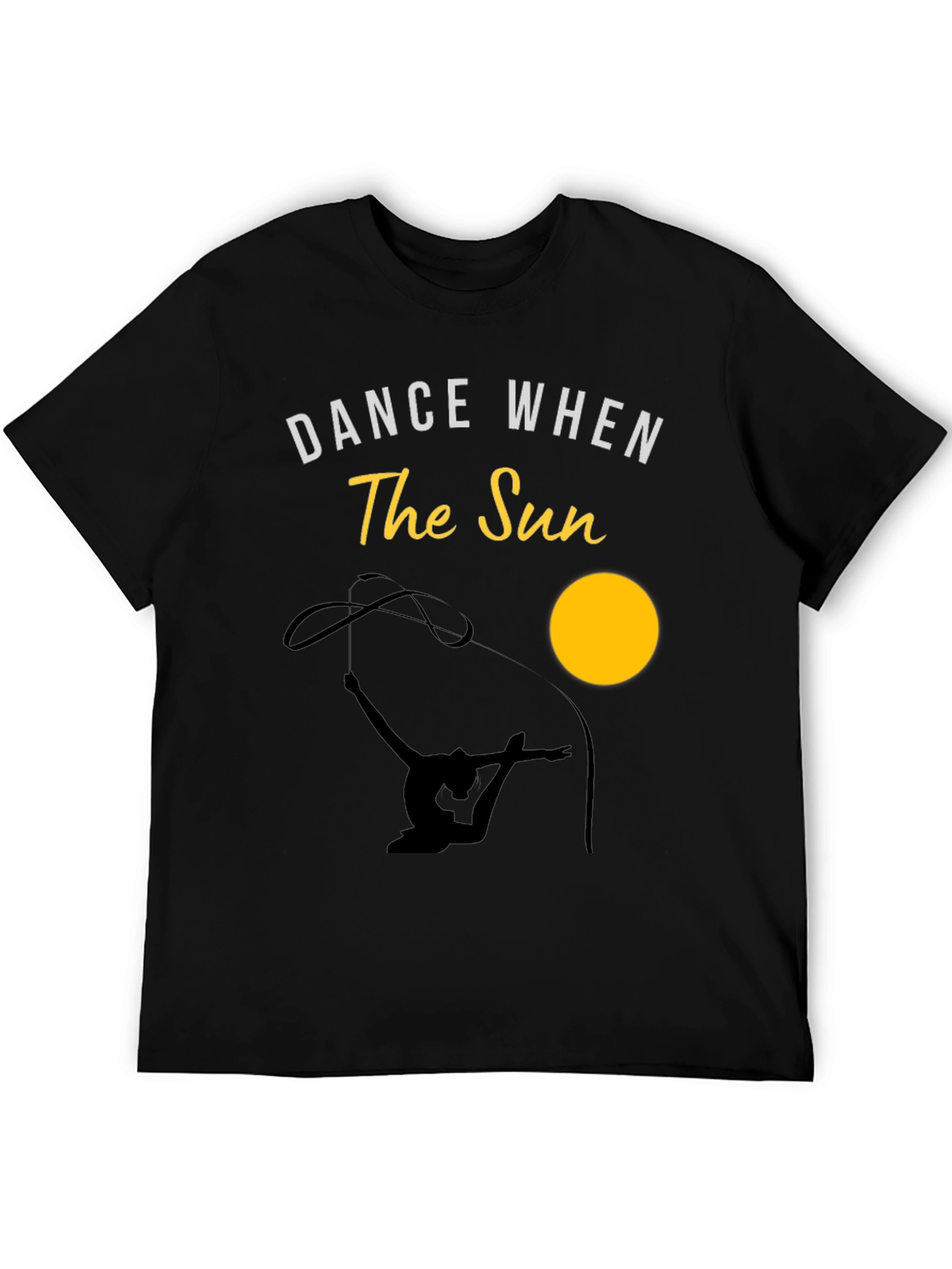 Dance When The Sun Shines Black T-Shirt