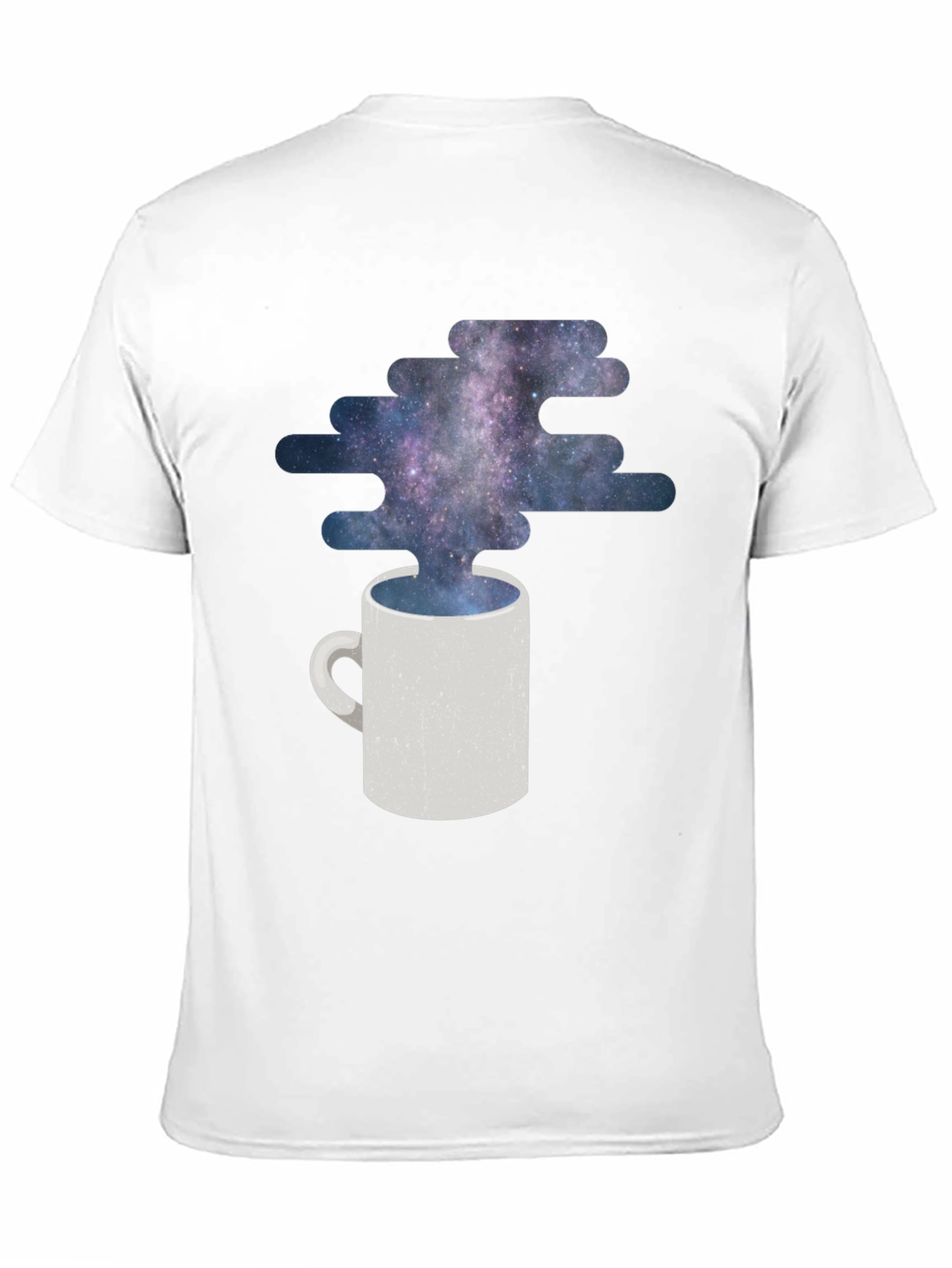 Cosmic Coffee T-Shirt - Galaxy Mug Design