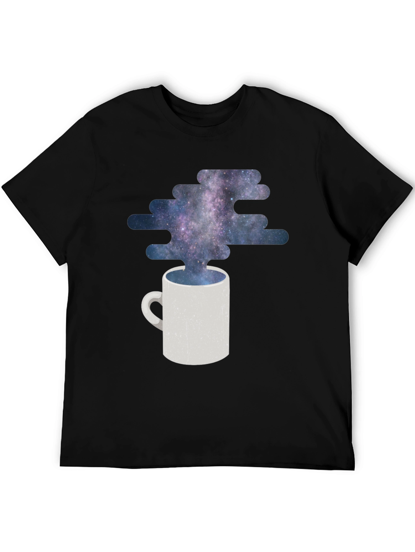 Cosmic Coffee T-Shirt - Galaxy Mug Design