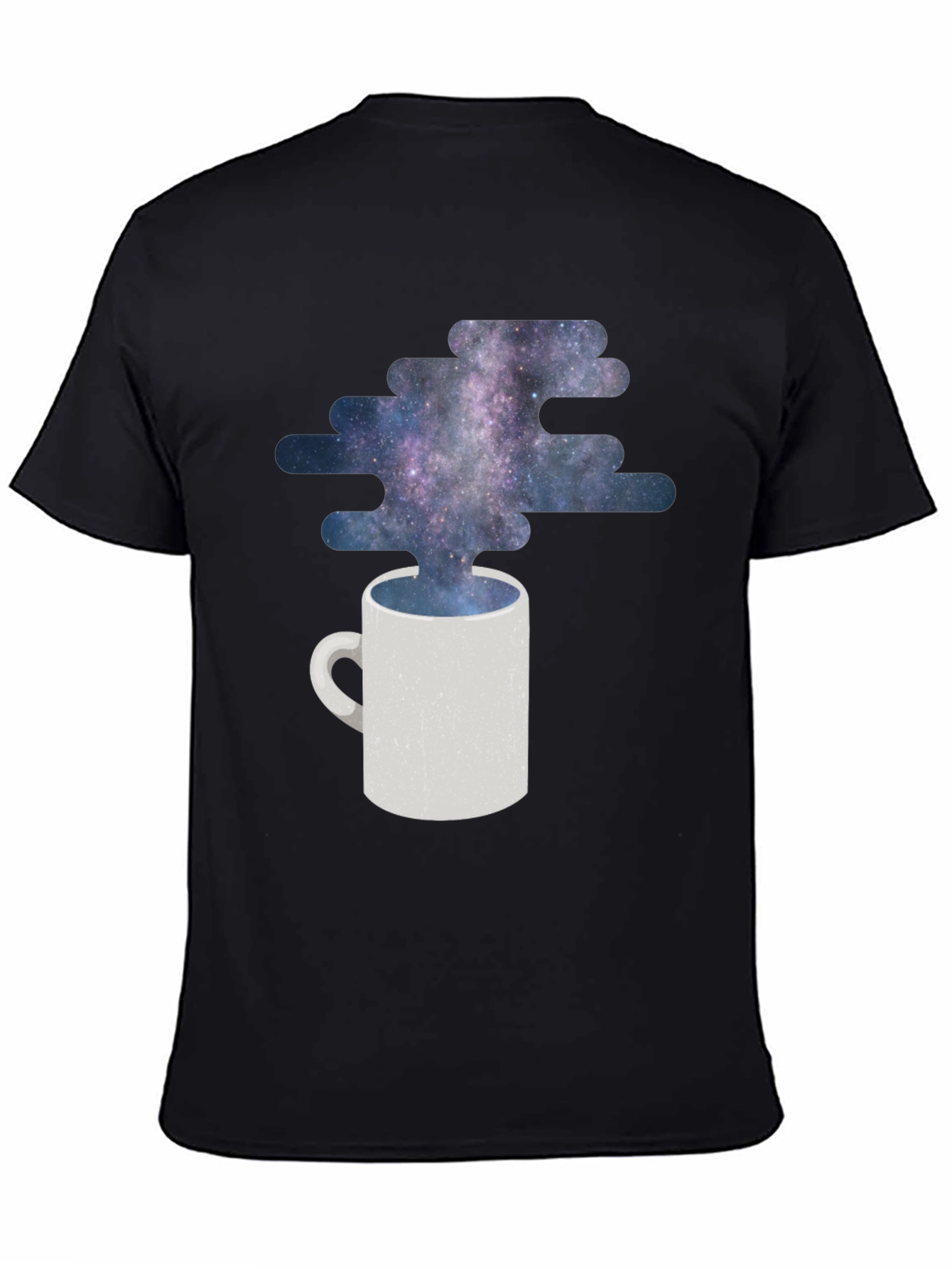 Cosmic Coffee T-Shirt - Galaxy Mug Design