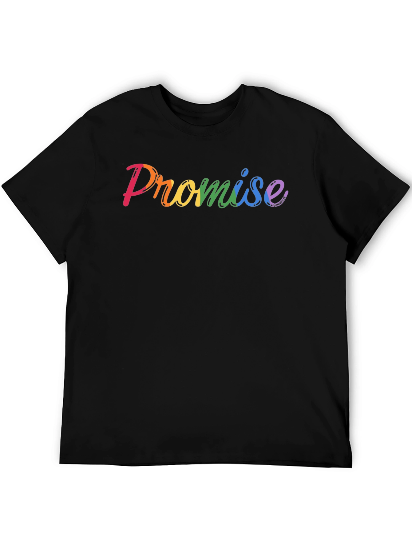 Promise Rainbow Pride T-Shirt - Black