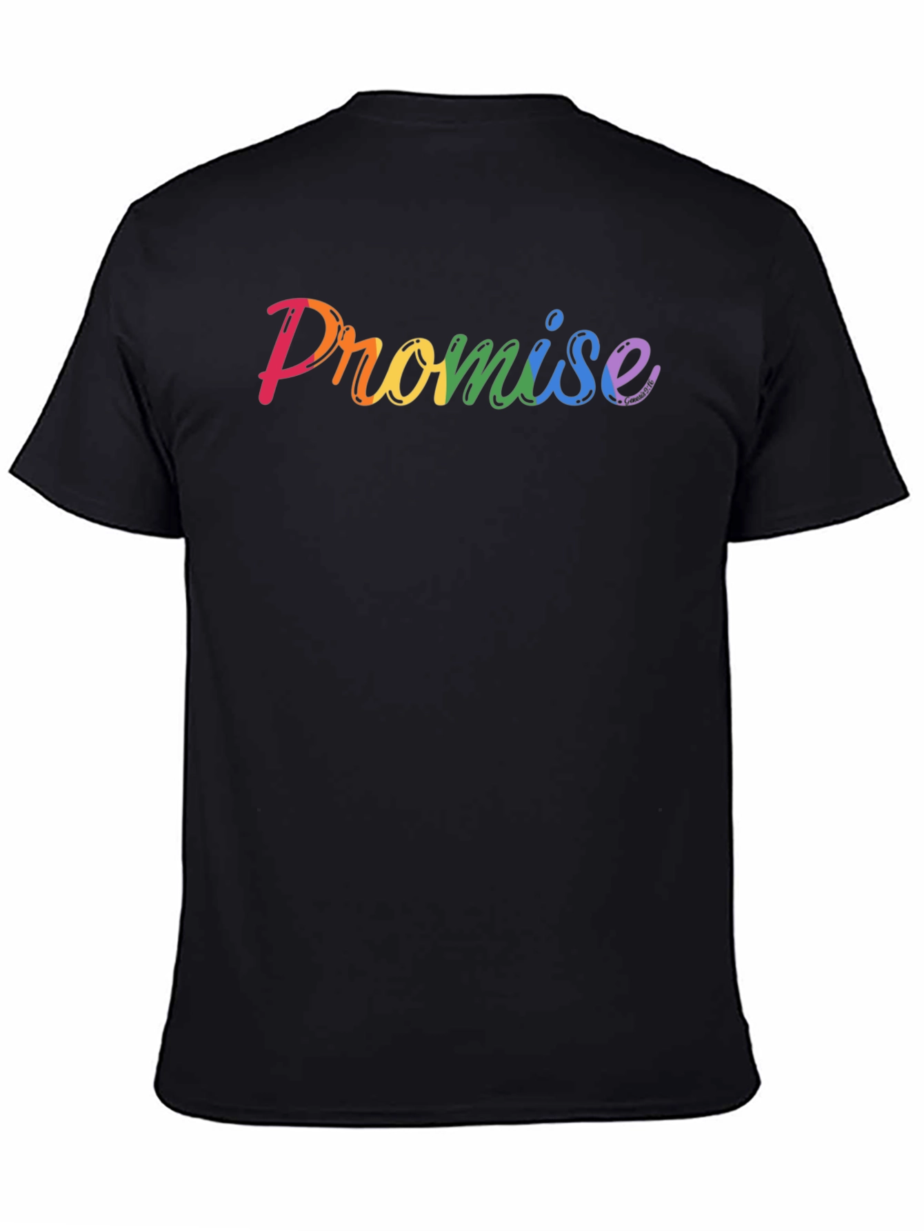 Promise Rainbow Pride T-Shirt - Black