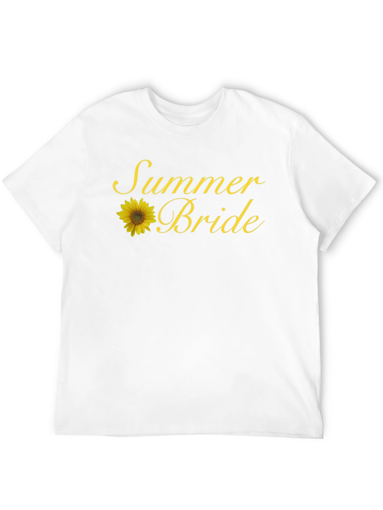 Summer Bride Sunflower Graphic T-Shirt