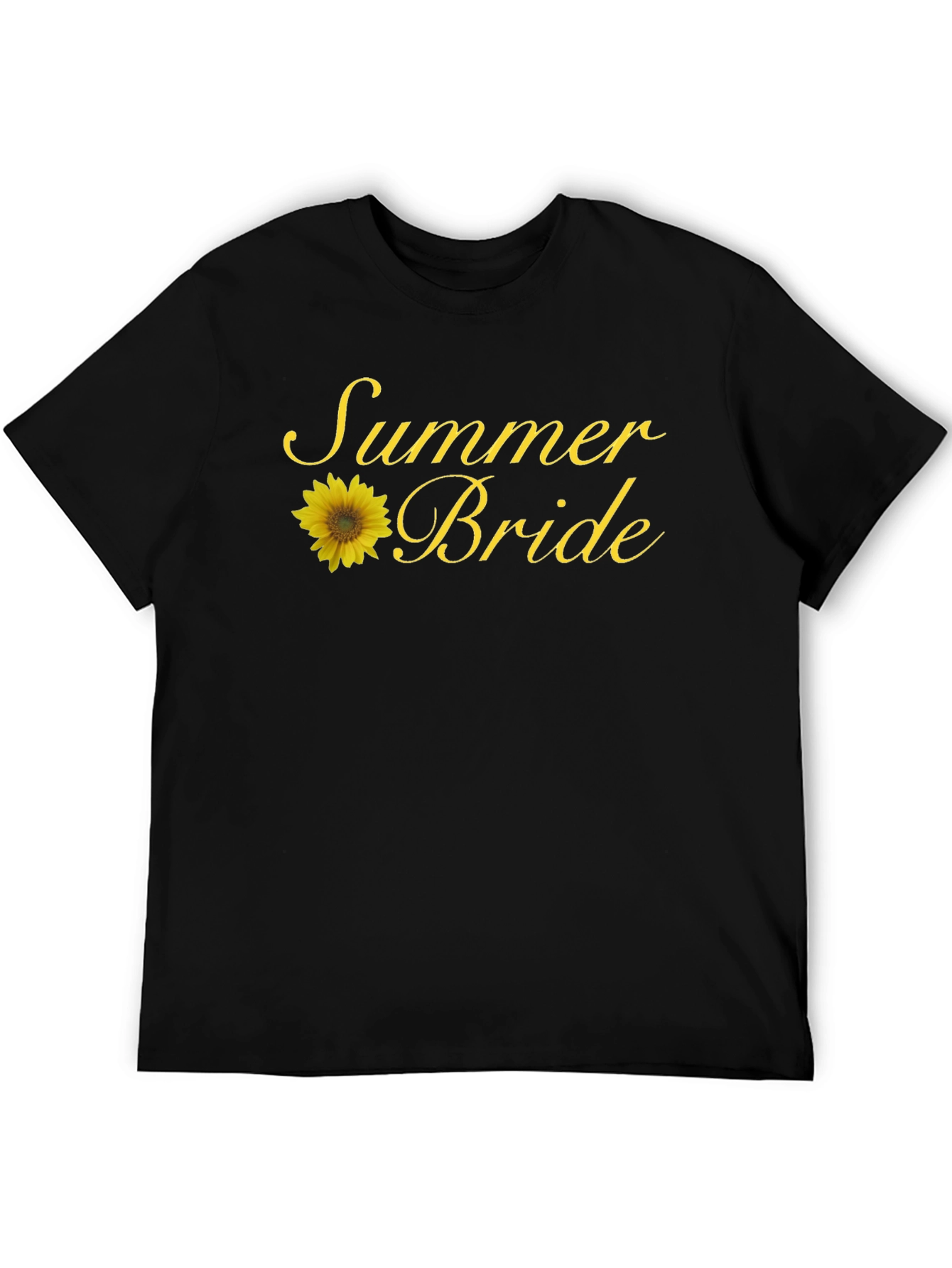 Summer Bride Sunflower Graphic T-Shirt