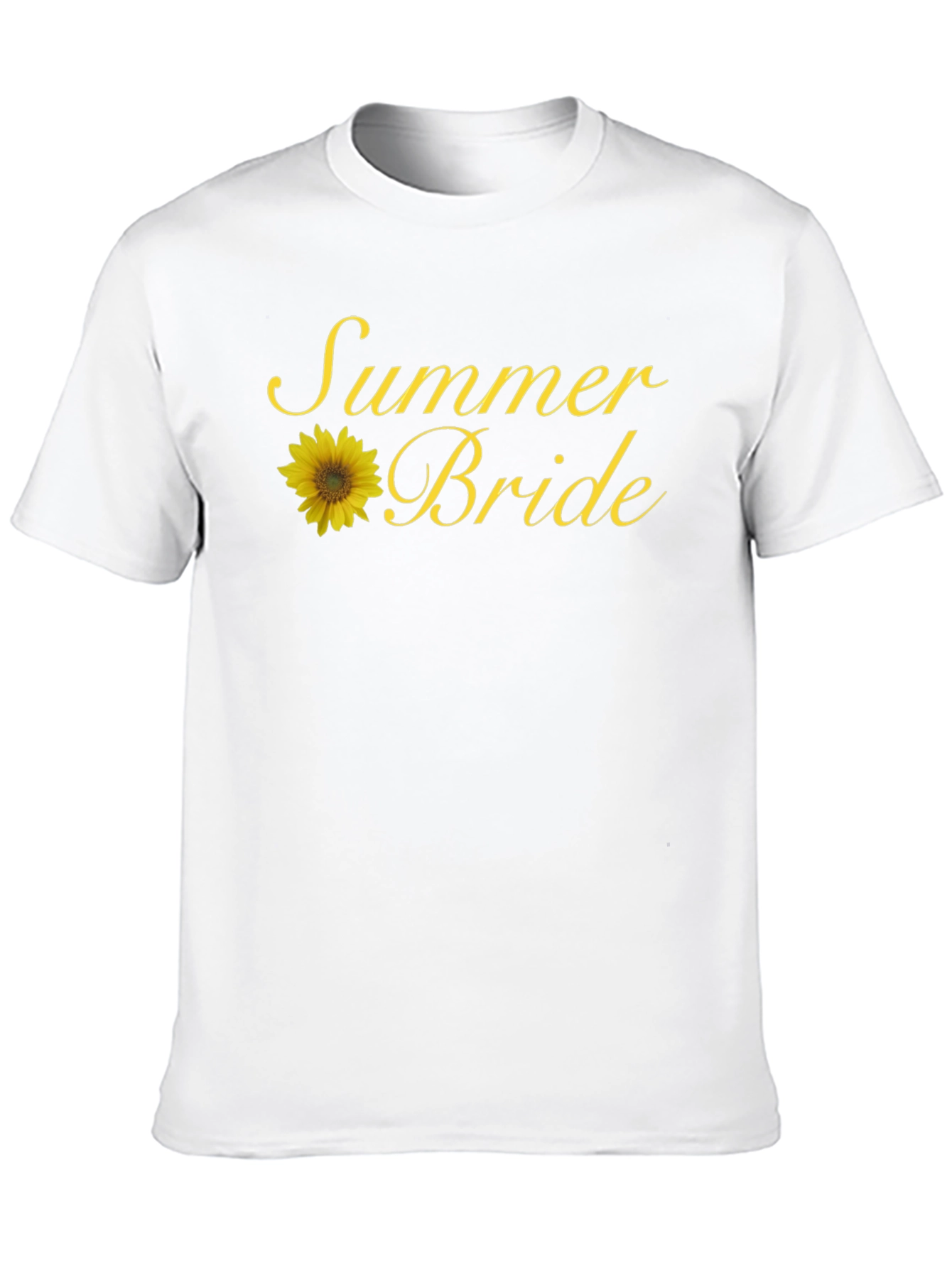 Summer Bride Sunflower Graphic T-Shirt