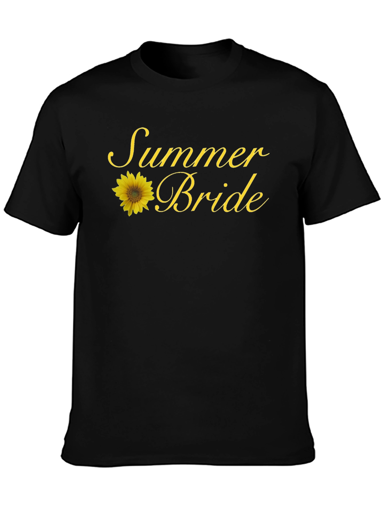 Summer Bride Sunflower Graphic T-Shirt