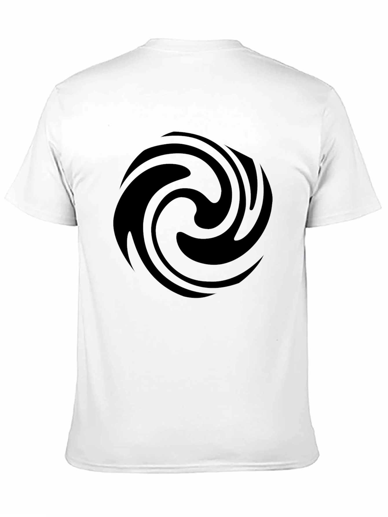 Swirl Graphic Tee - Mens Black T-Shirt
