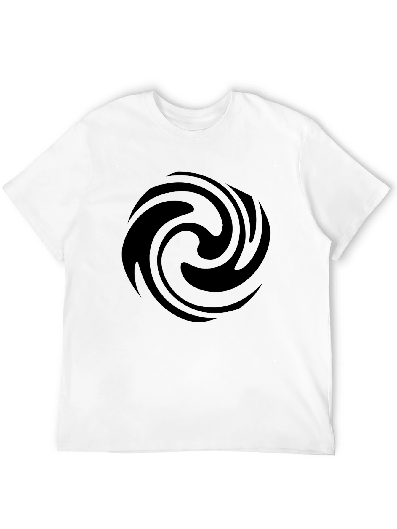Swirl Graphic Tee - Mens Black T-Shirt