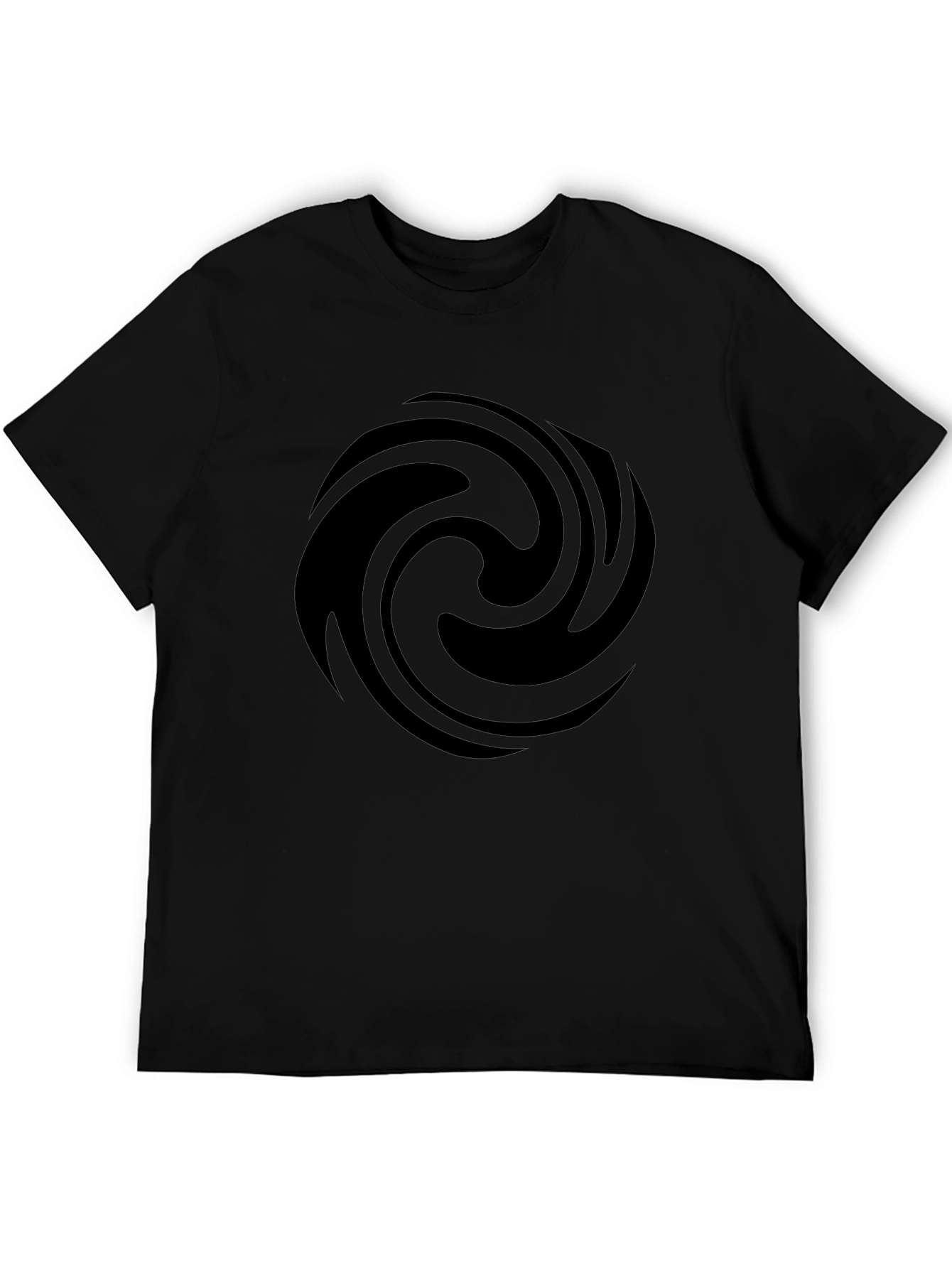 Swirl Graphic Tee - Mens Black T-Shirt