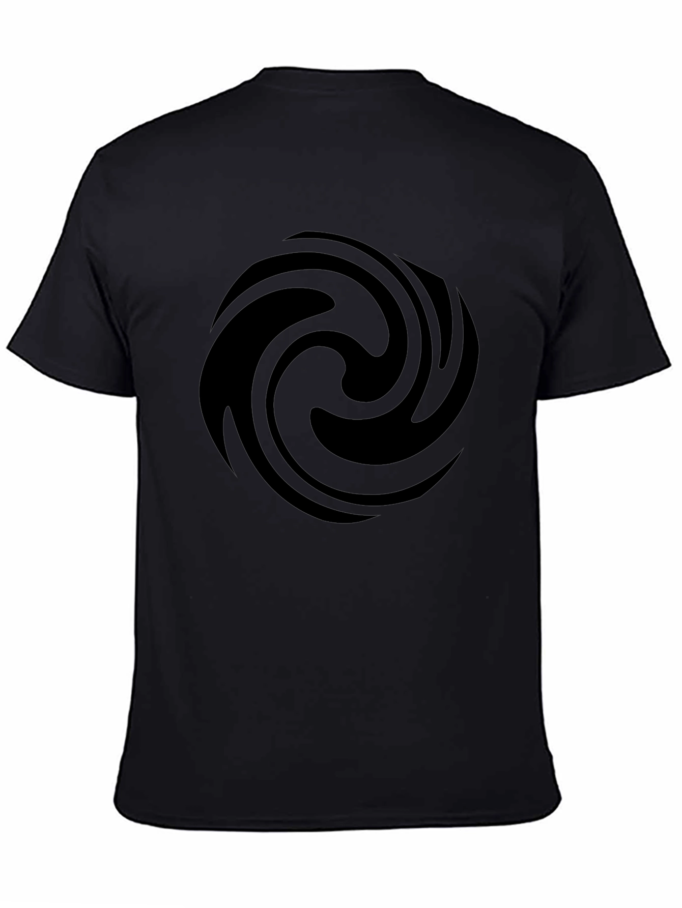 Swirl Graphic Tee - Mens Black T-Shirt