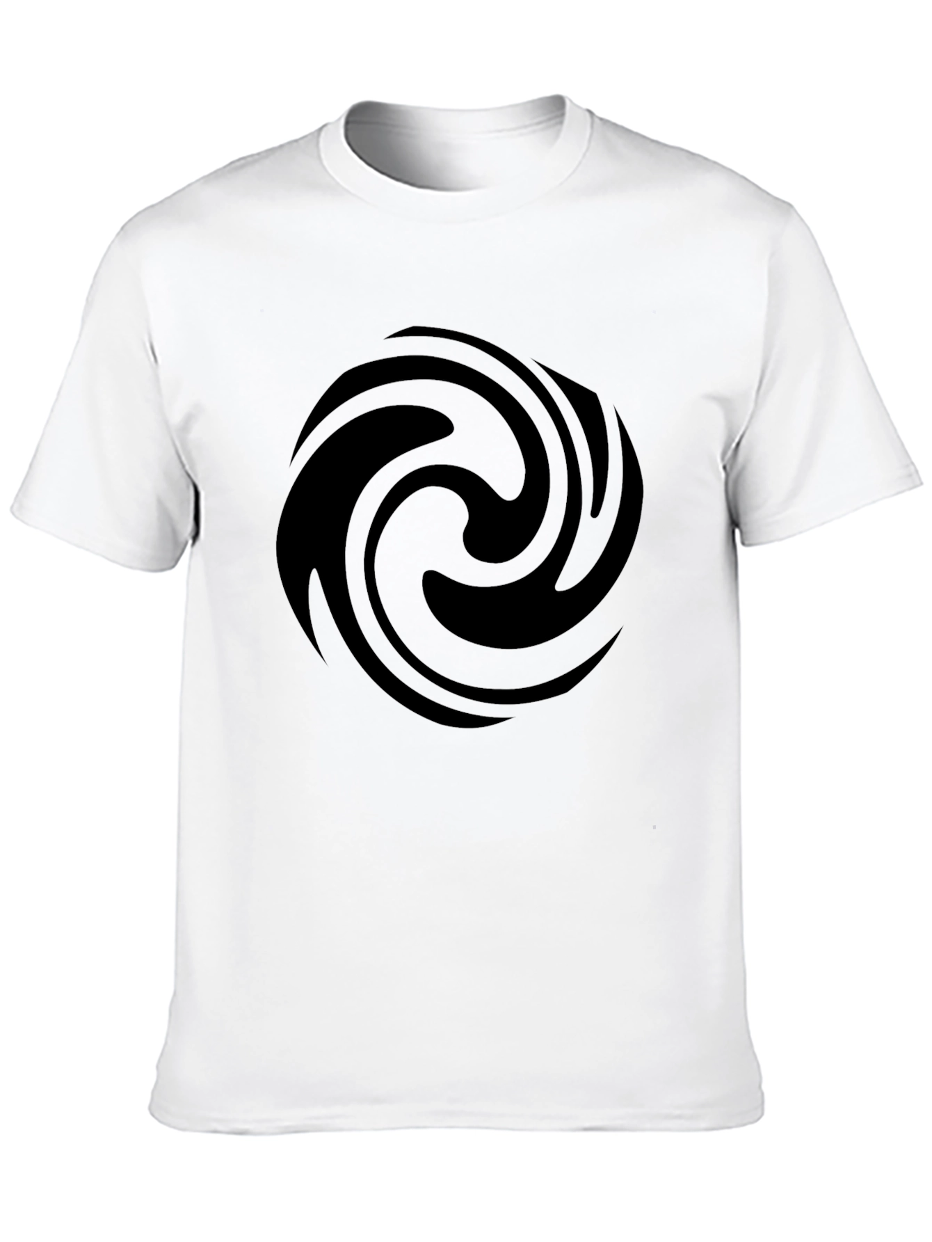 Swirl Graphic Tee - Mens Black T-Shirt