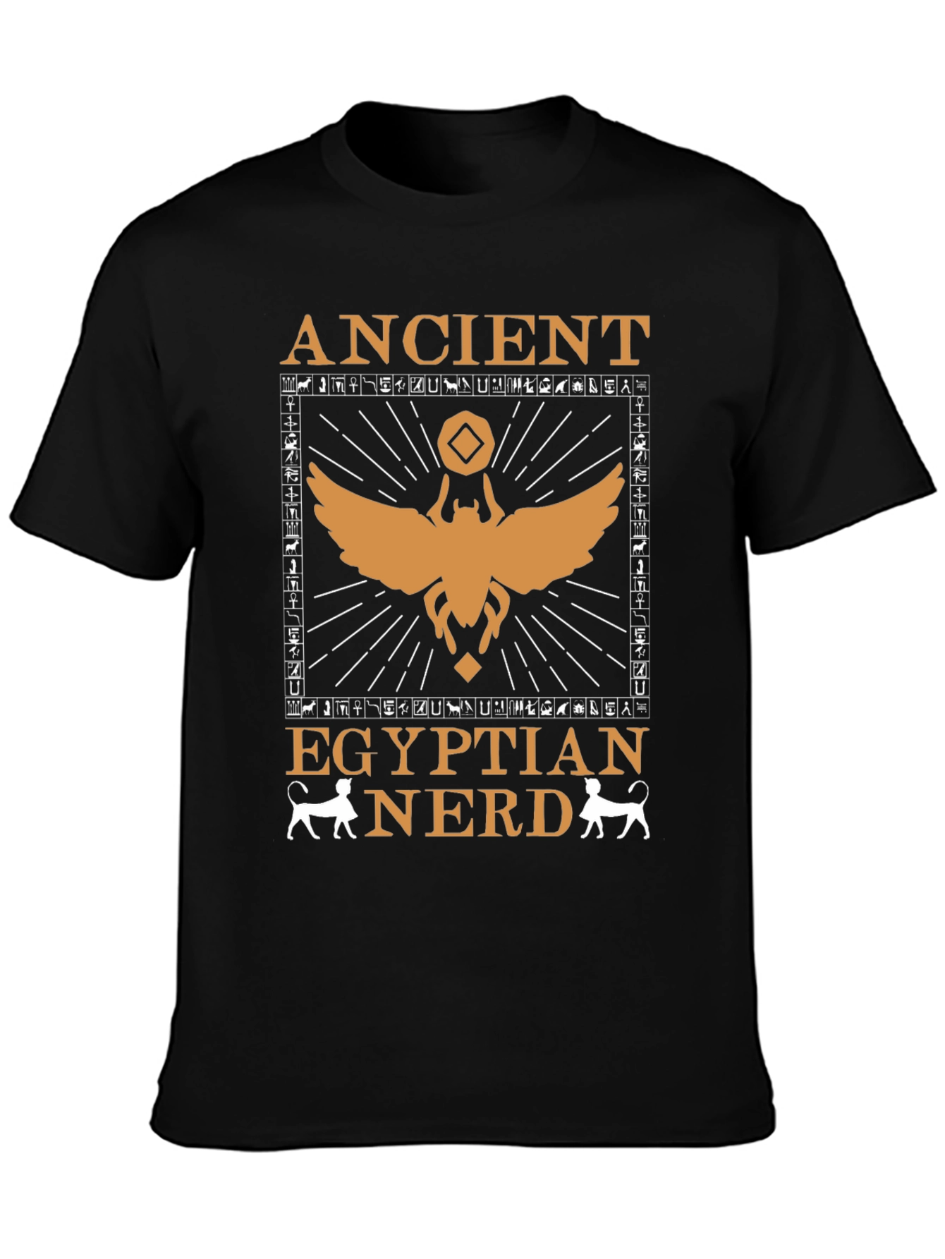 Ancient Egyptian Nerd T-Shirt Cotton Tee