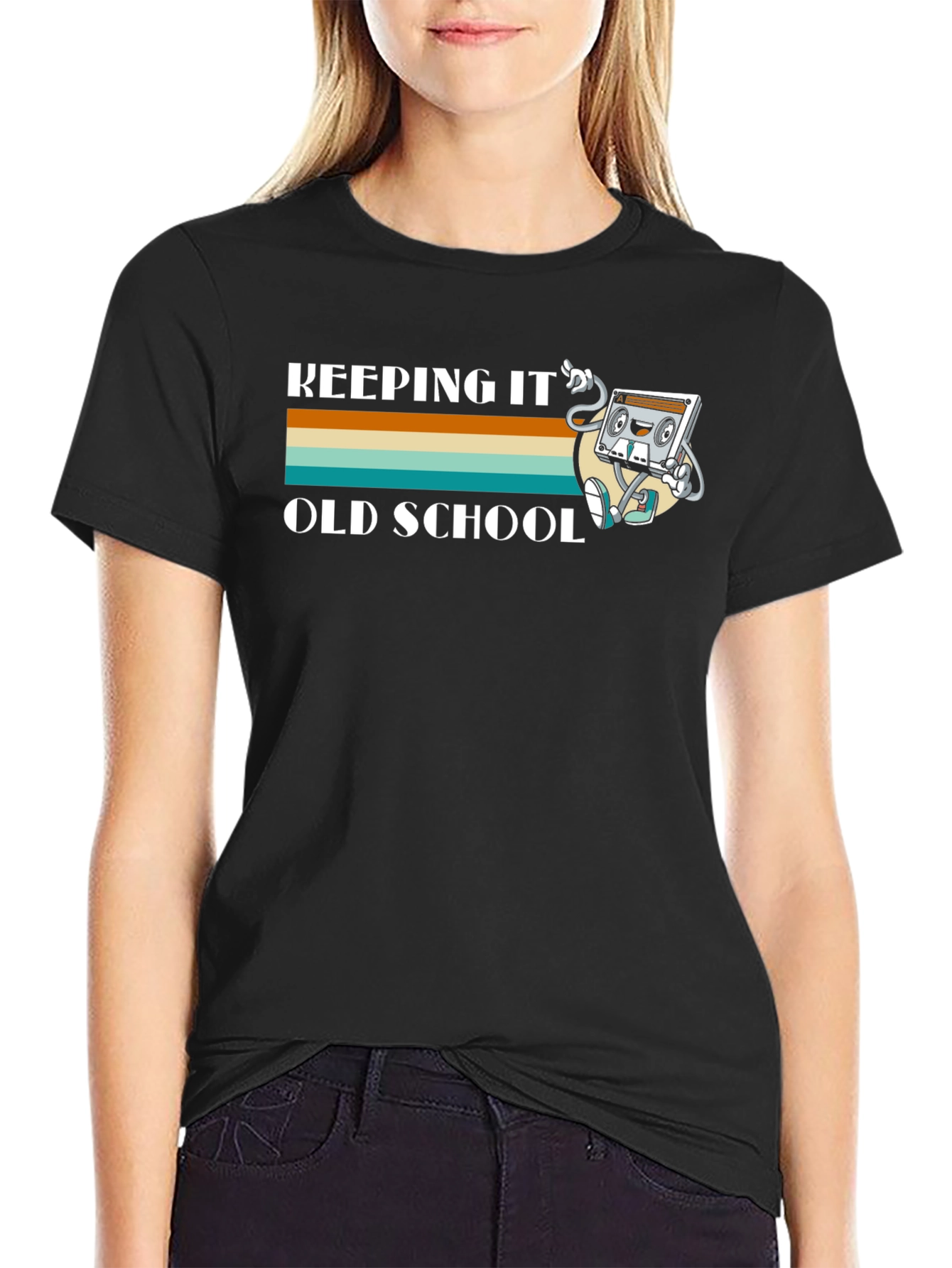 Retro Keeping It Old School Graphic T-Shirt